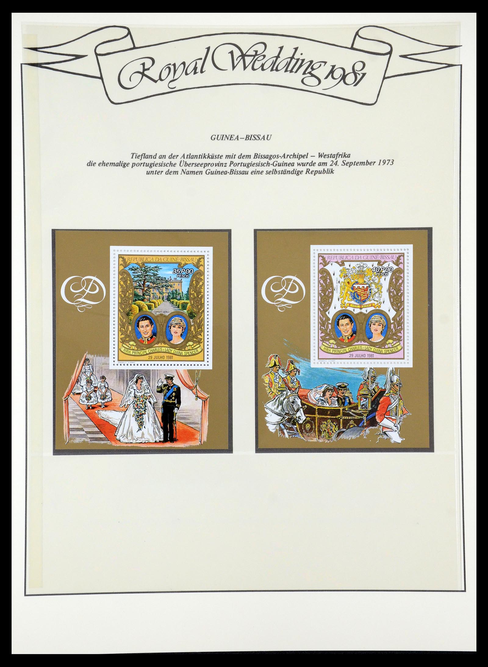 35210 027 - Postzegelverzameling 35210 Charles & Diana 1981-1997.