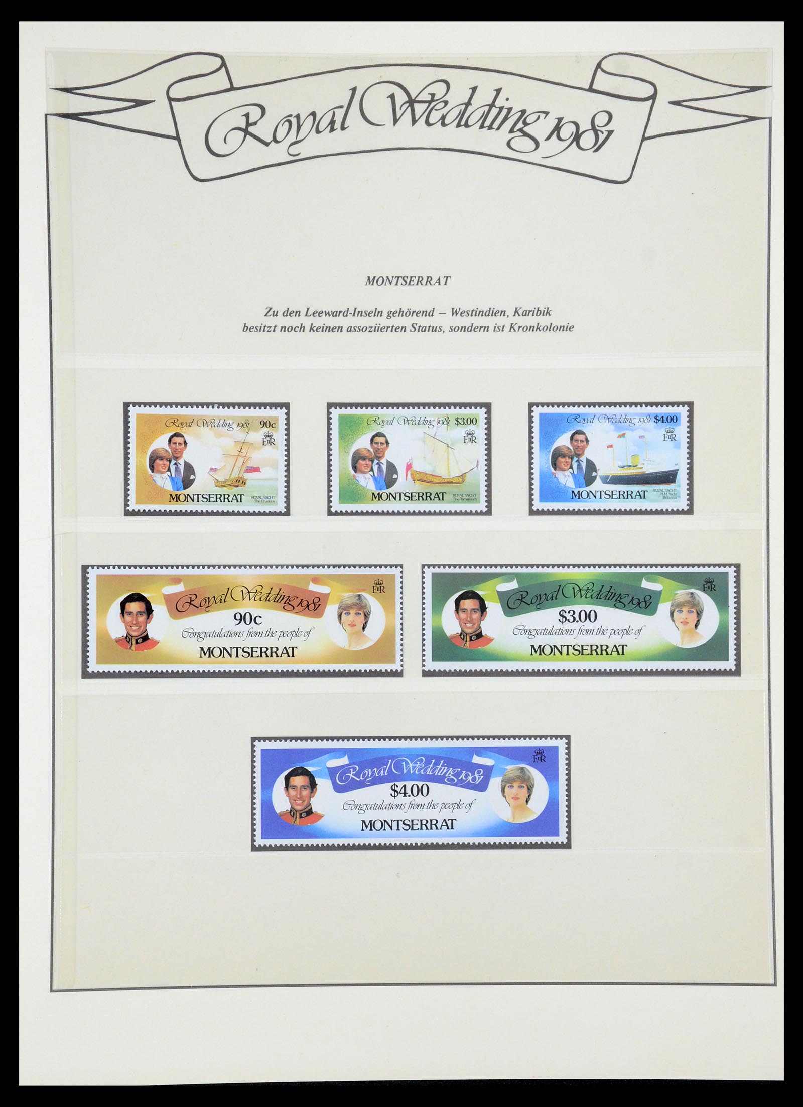 35210 045 - Postzegelverzameling 35210 Charles & Diana 1981-1997.