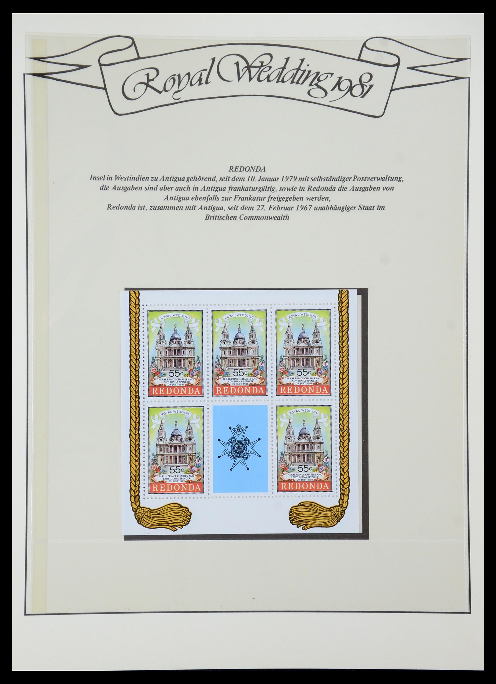 35210 049 - Postzegelverzameling 35210 Charles & Diana 1981-1997.