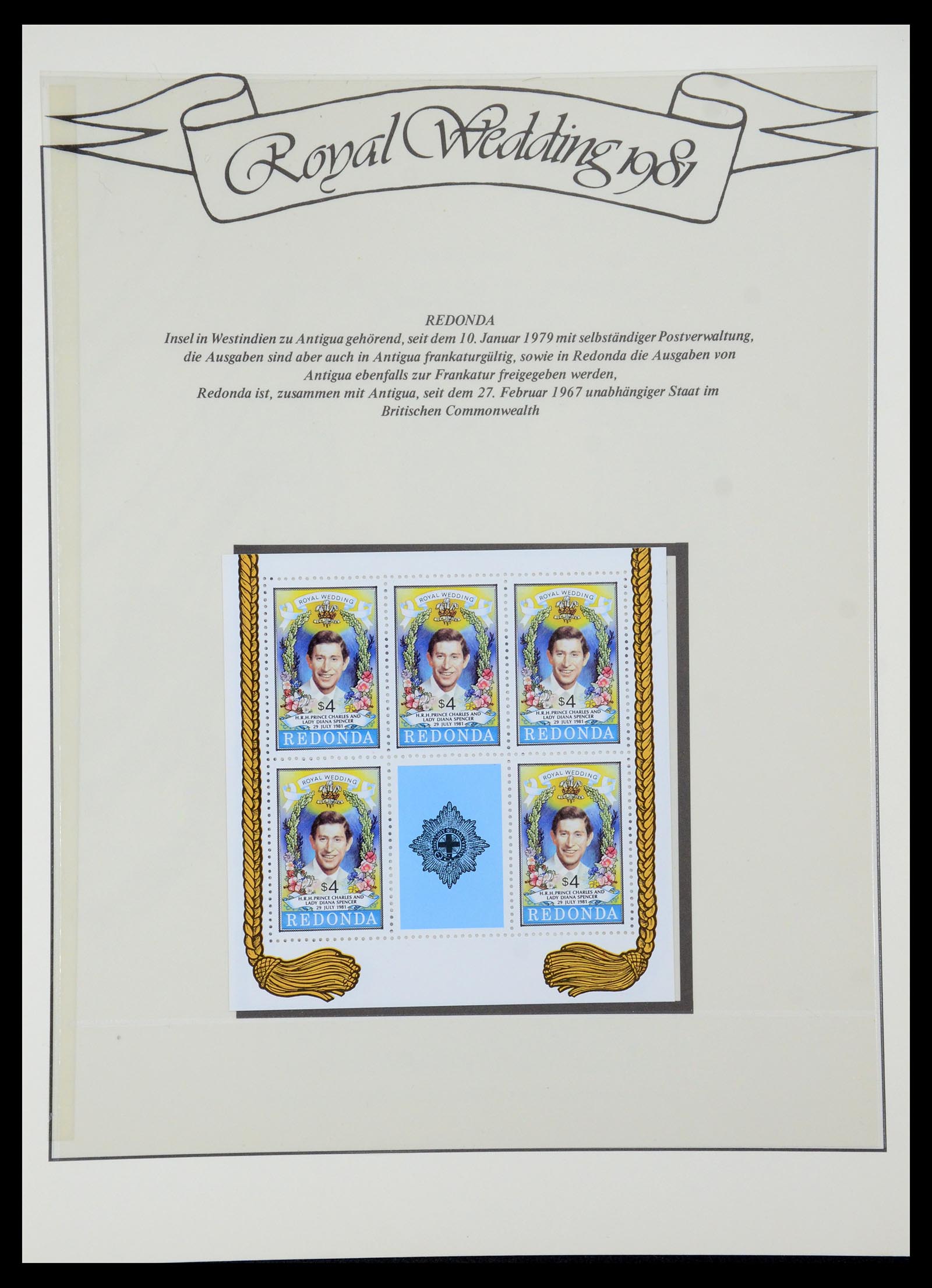 35210 050 - Postzegelverzameling 35210 Charles & Diana 1981-1997.