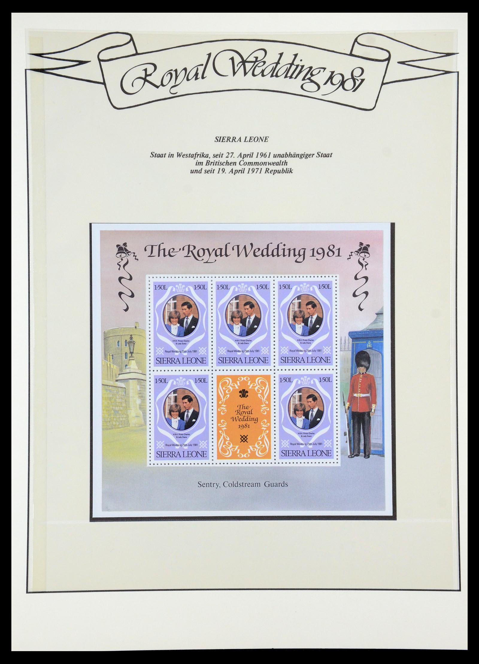 35210 054 - Postzegelverzameling 35210 Charles & Diana 1981-1997.