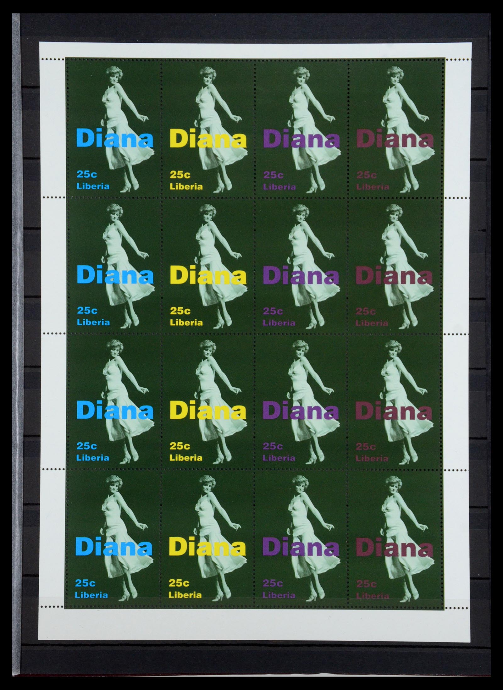 35210 142 - Postzegelverzameling 35210 Charles & Diana 1981-1997.