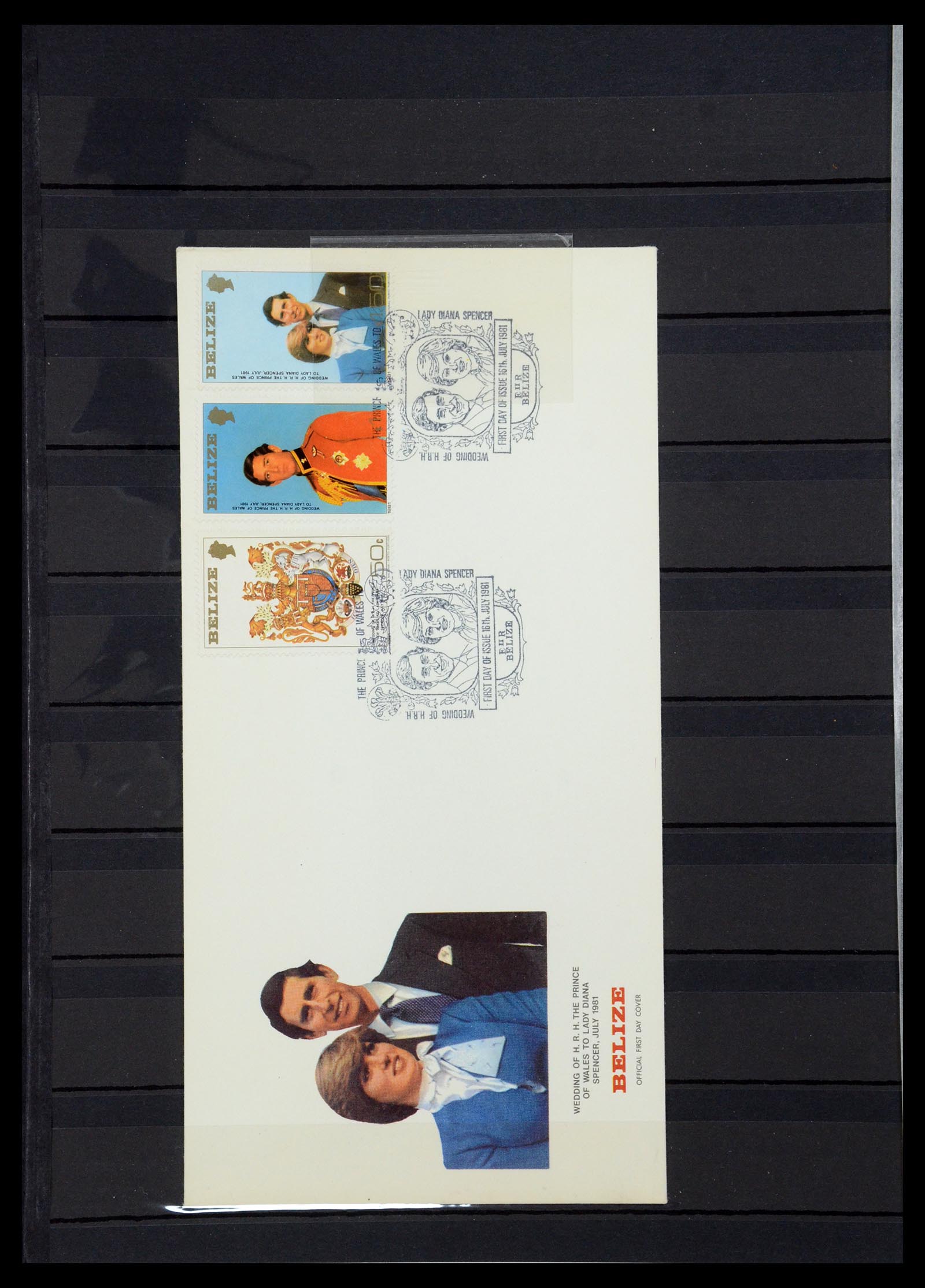 35210 143 - Postzegelverzameling 35210 Charles & Diana 1981-1997.