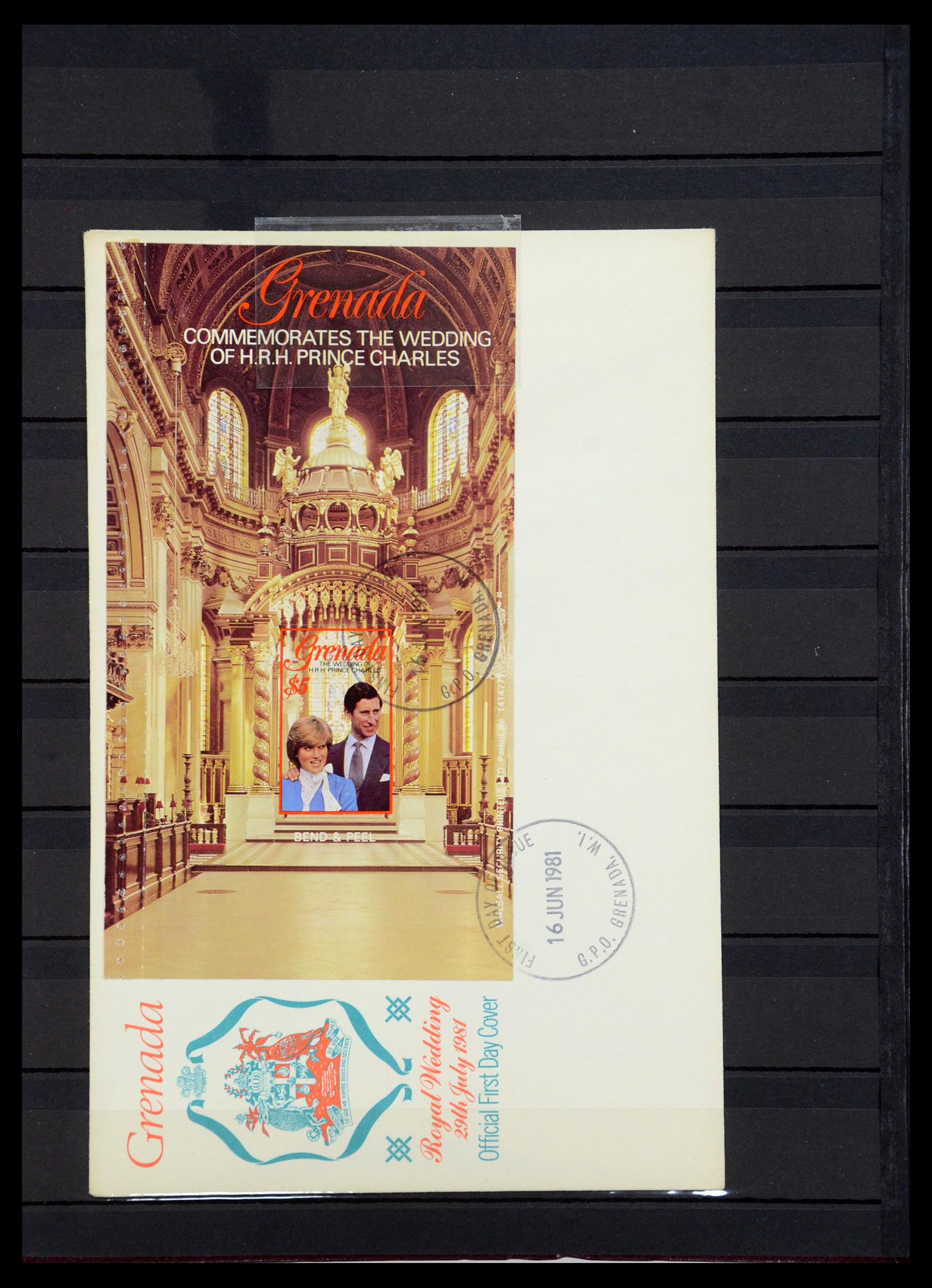 35210 144 - Postzegelverzameling 35210 Charles & Diana 1981-1997.