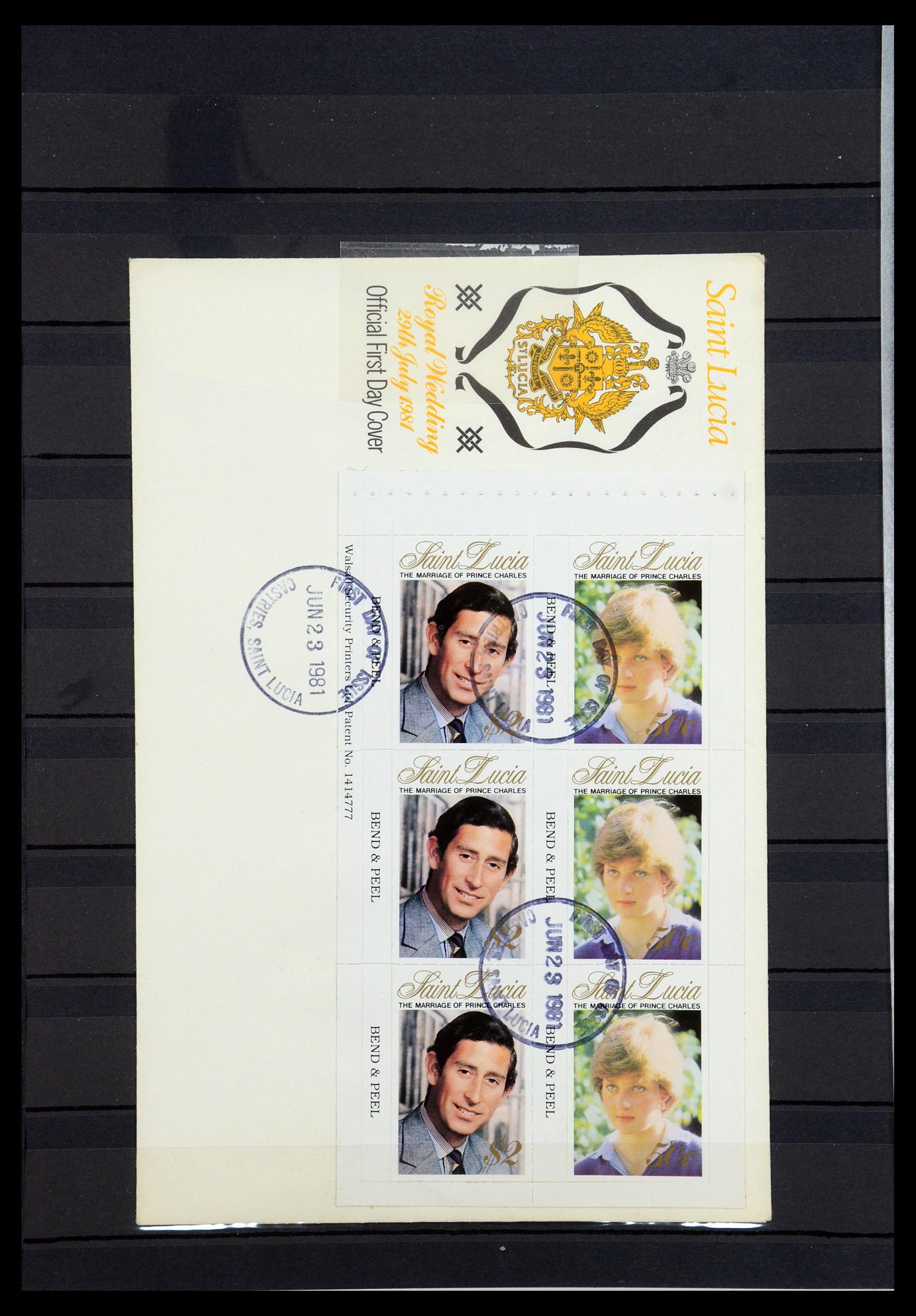 35210 145 - Postzegelverzameling 35210 Charles & Diana 1981-1997.