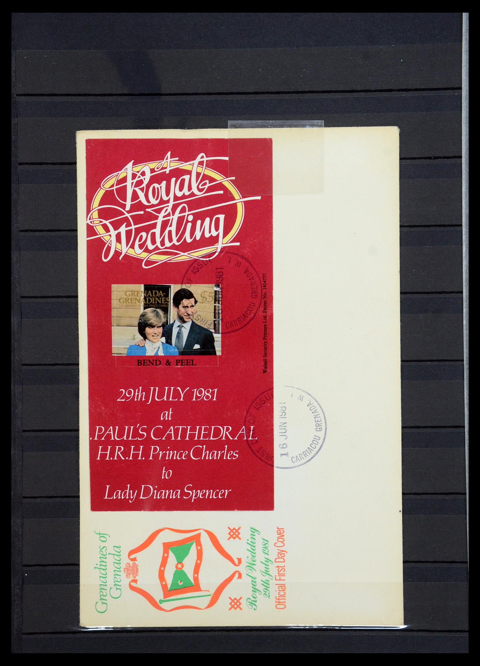 35210 147 - Postzegelverzameling 35210 Charles & Diana 1981-1997.