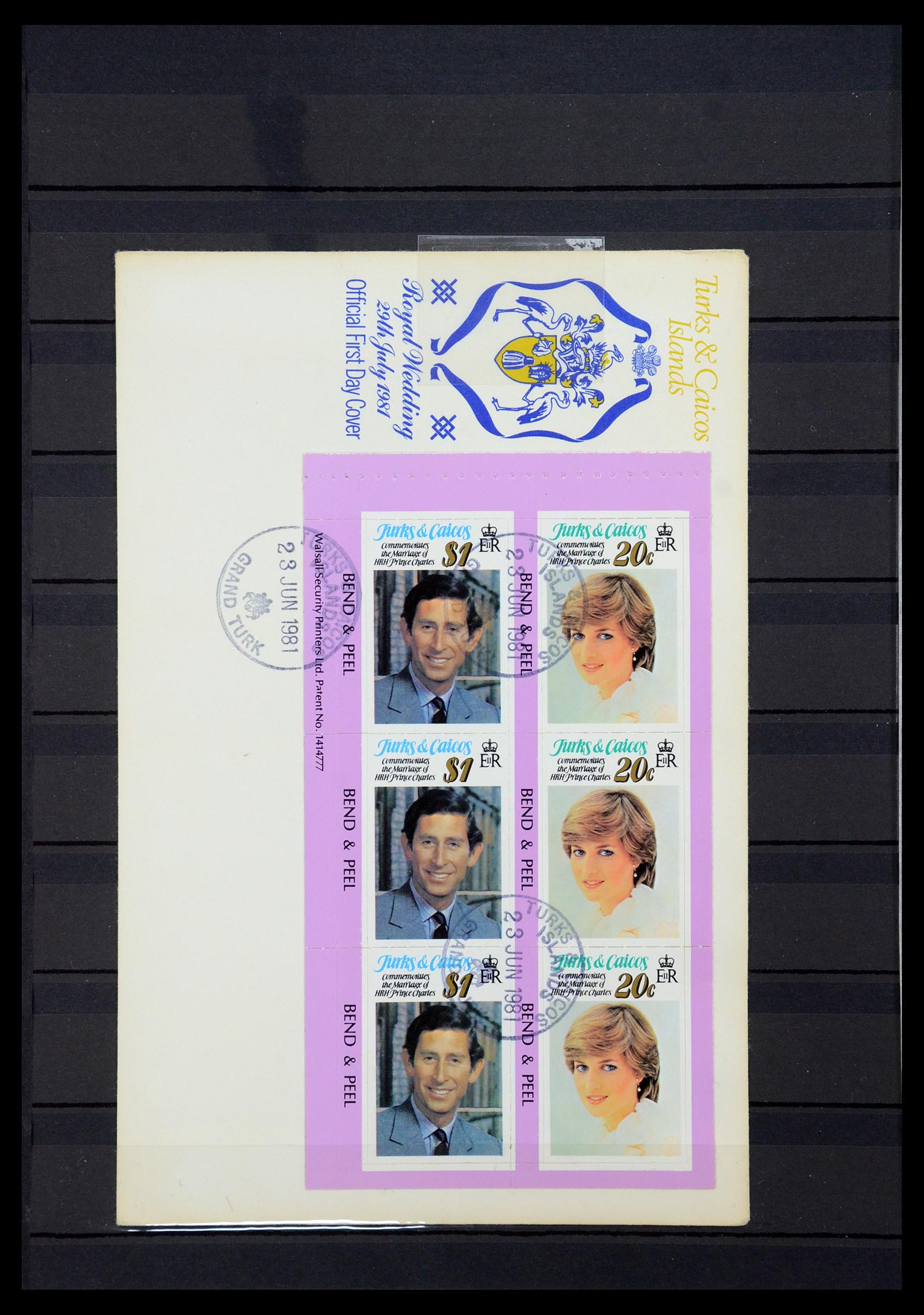 35210 149 - Postzegelverzameling 35210 Charles & Diana 1981-1997.