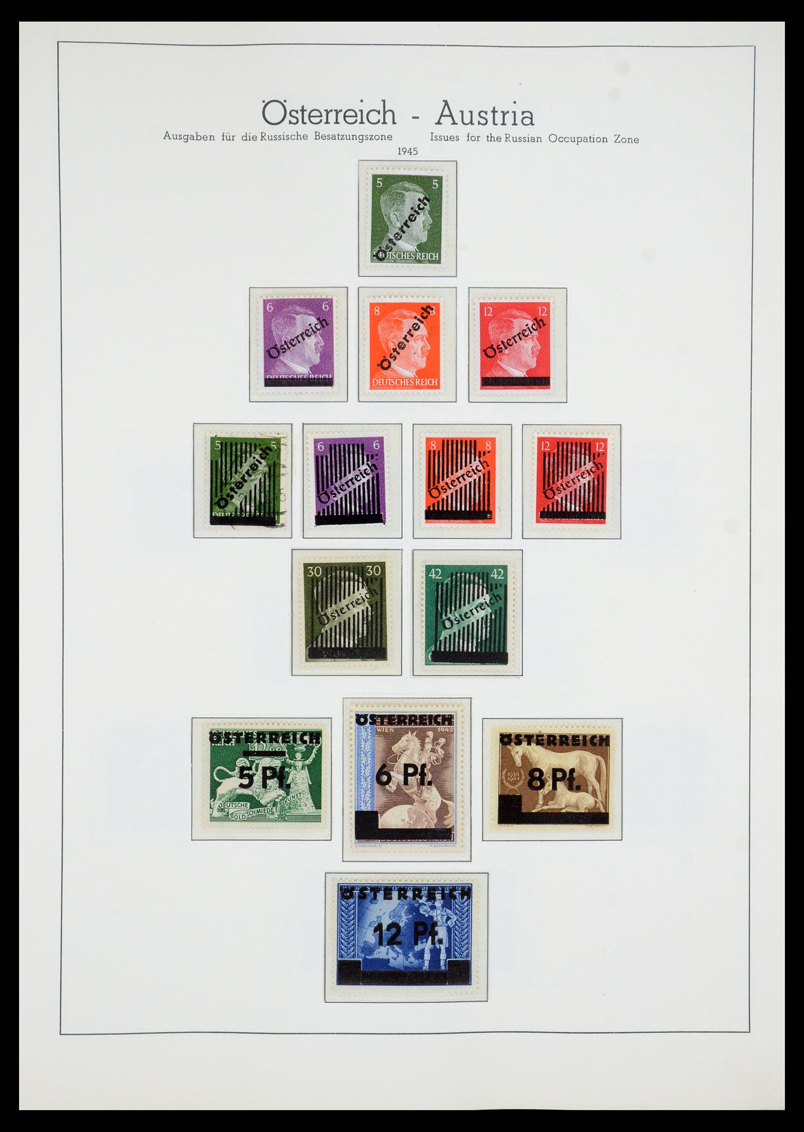 35211 001 - Postzegelverzameling 35211 Oostenrijk 1945-1978.