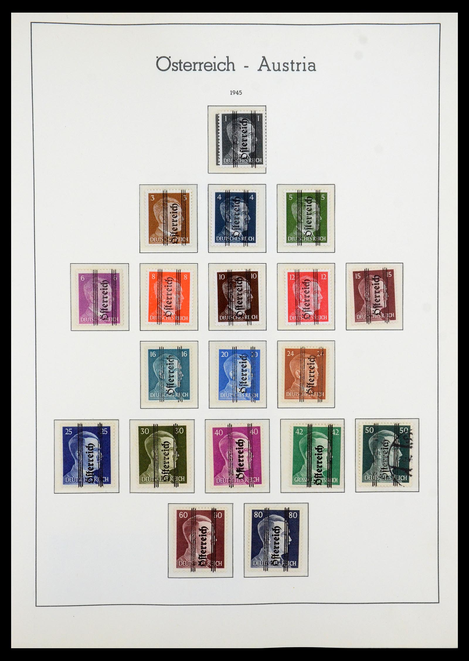35211 002 - Postzegelverzameling 35211 Oostenrijk 1945-1978.
