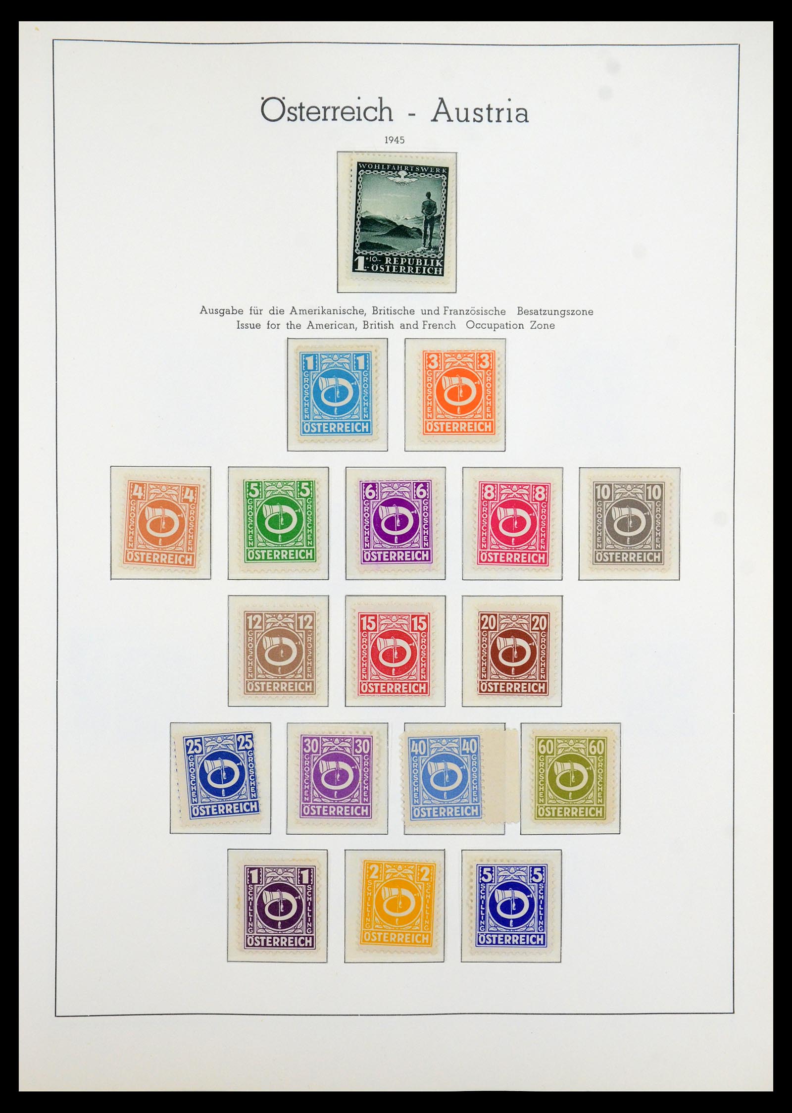 35211 006 - Postzegelverzameling 35211 Oostenrijk 1945-1978.