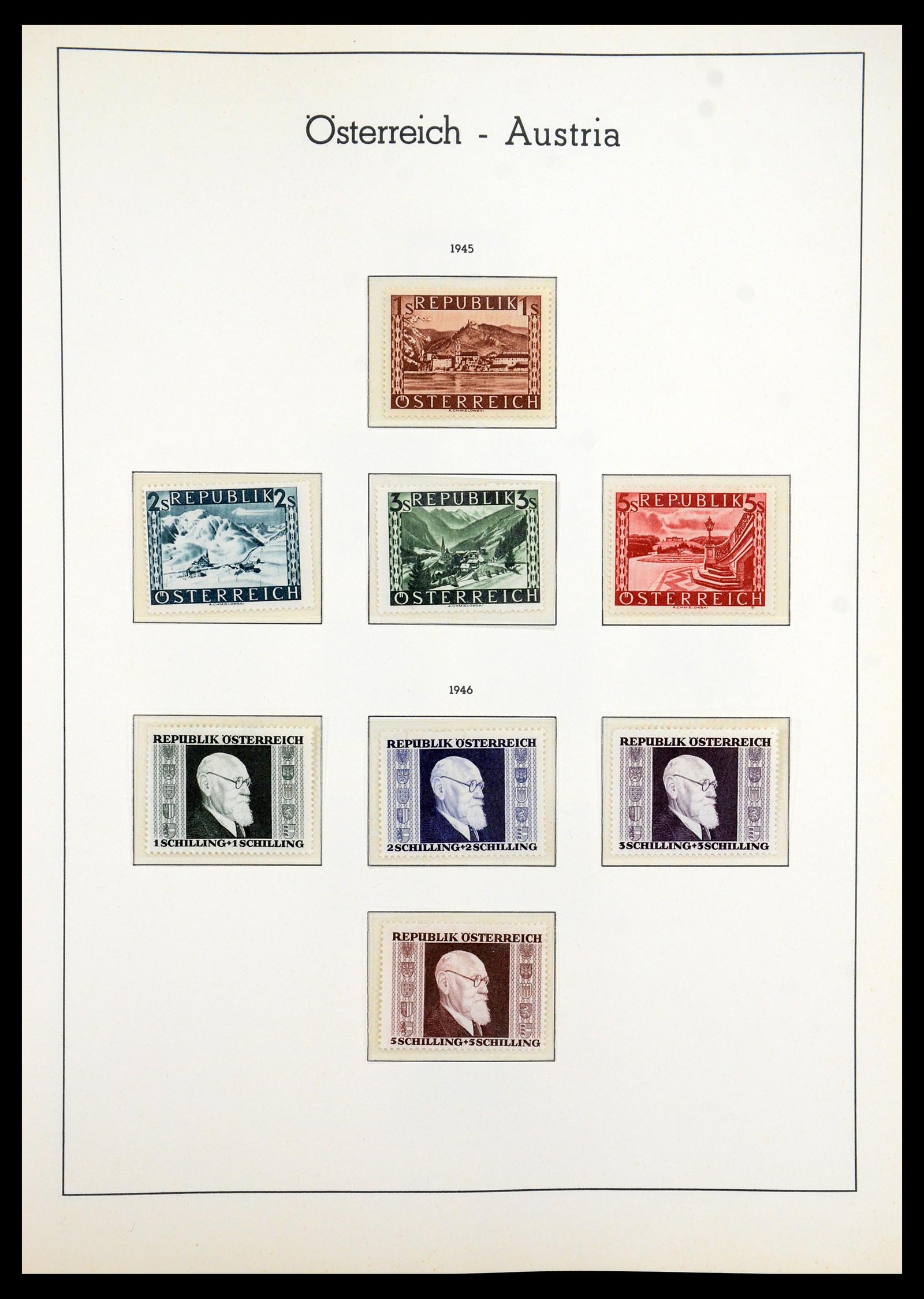35211 009 - Postzegelverzameling 35211 Oostenrijk 1945-1978.