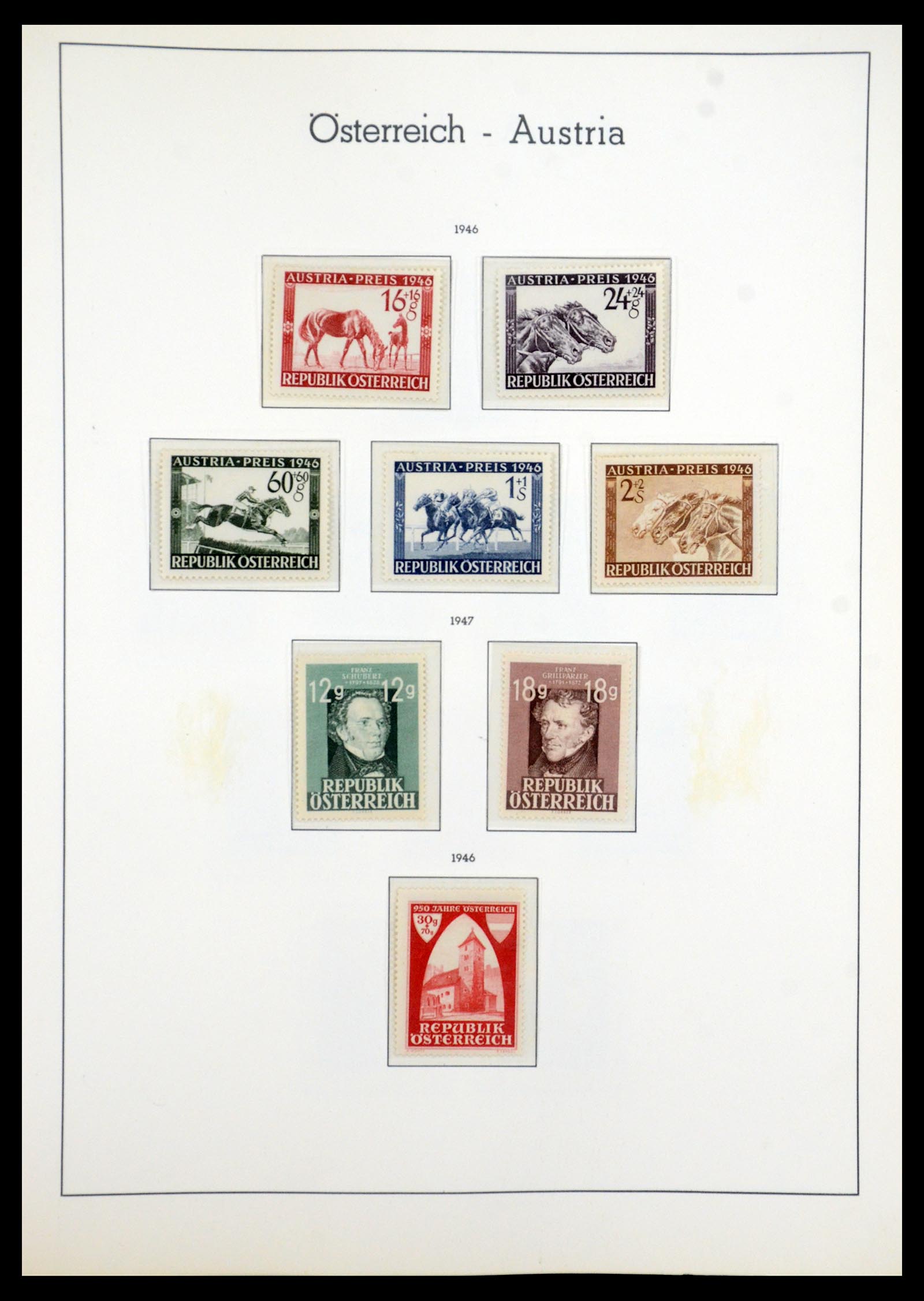 35211 011 - Postzegelverzameling 35211 Oostenrijk 1945-1978.