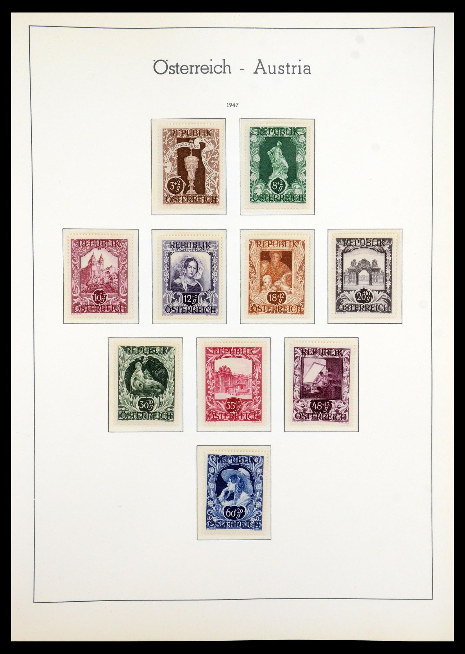 35211 014 - Postzegelverzameling 35211 Oostenrijk 1945-1978.
