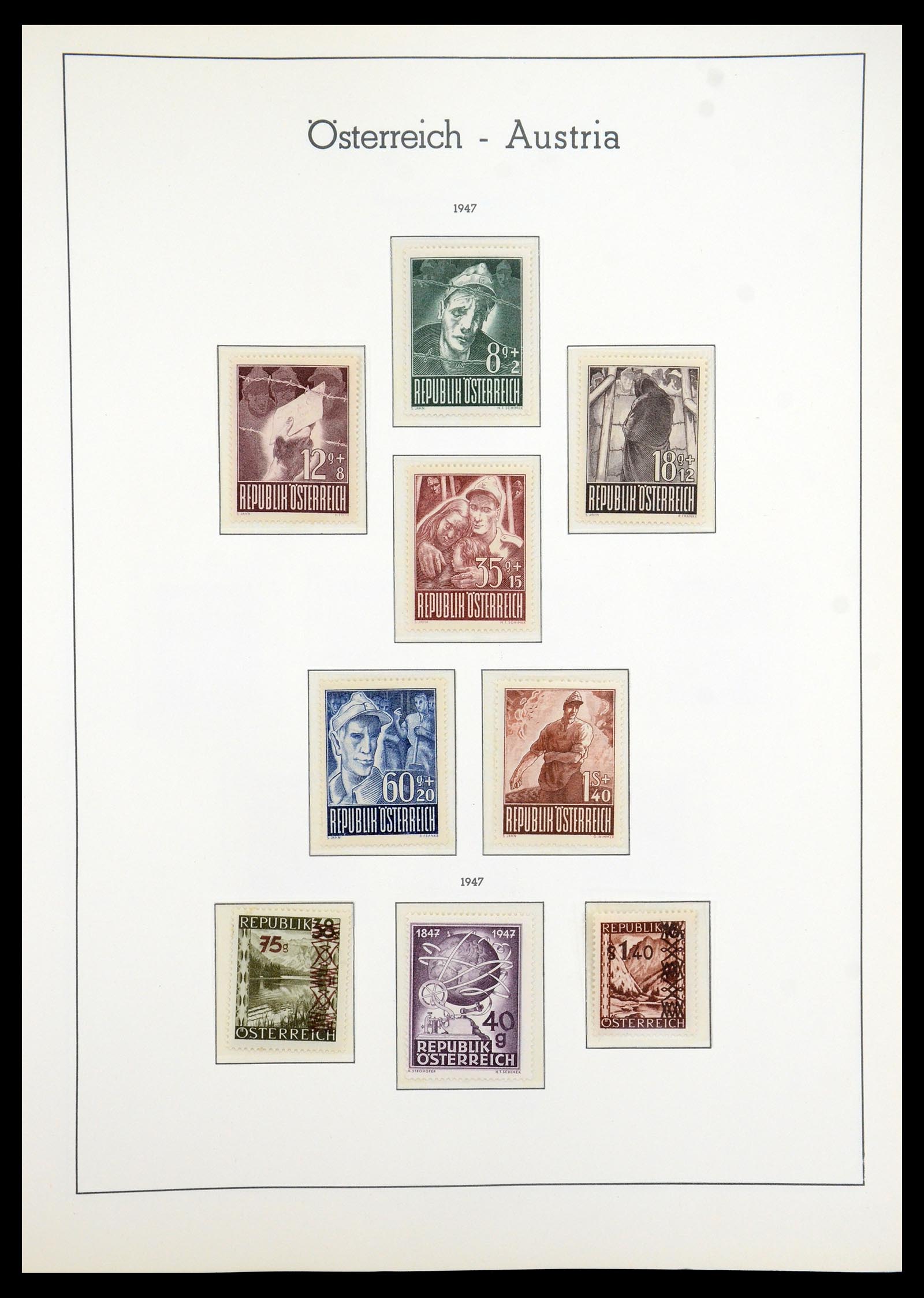 35211 016 - Stamp Collection 35211 Austria 1945-1978.