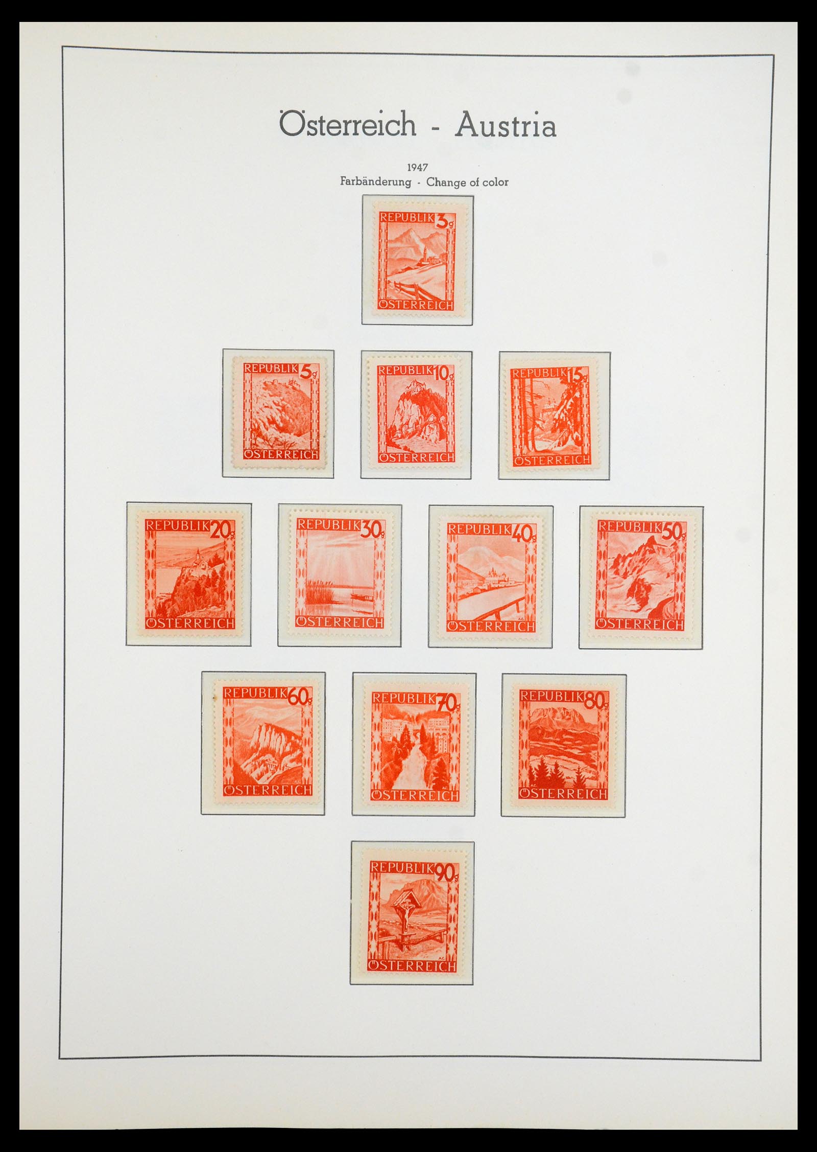 35211 017 - Postzegelverzameling 35211 Oostenrijk 1945-1978.