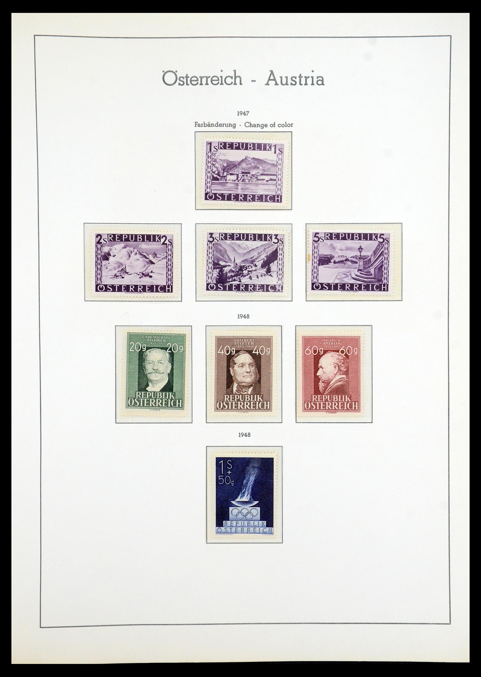 35211 018 - Postzegelverzameling 35211 Oostenrijk 1945-1978.