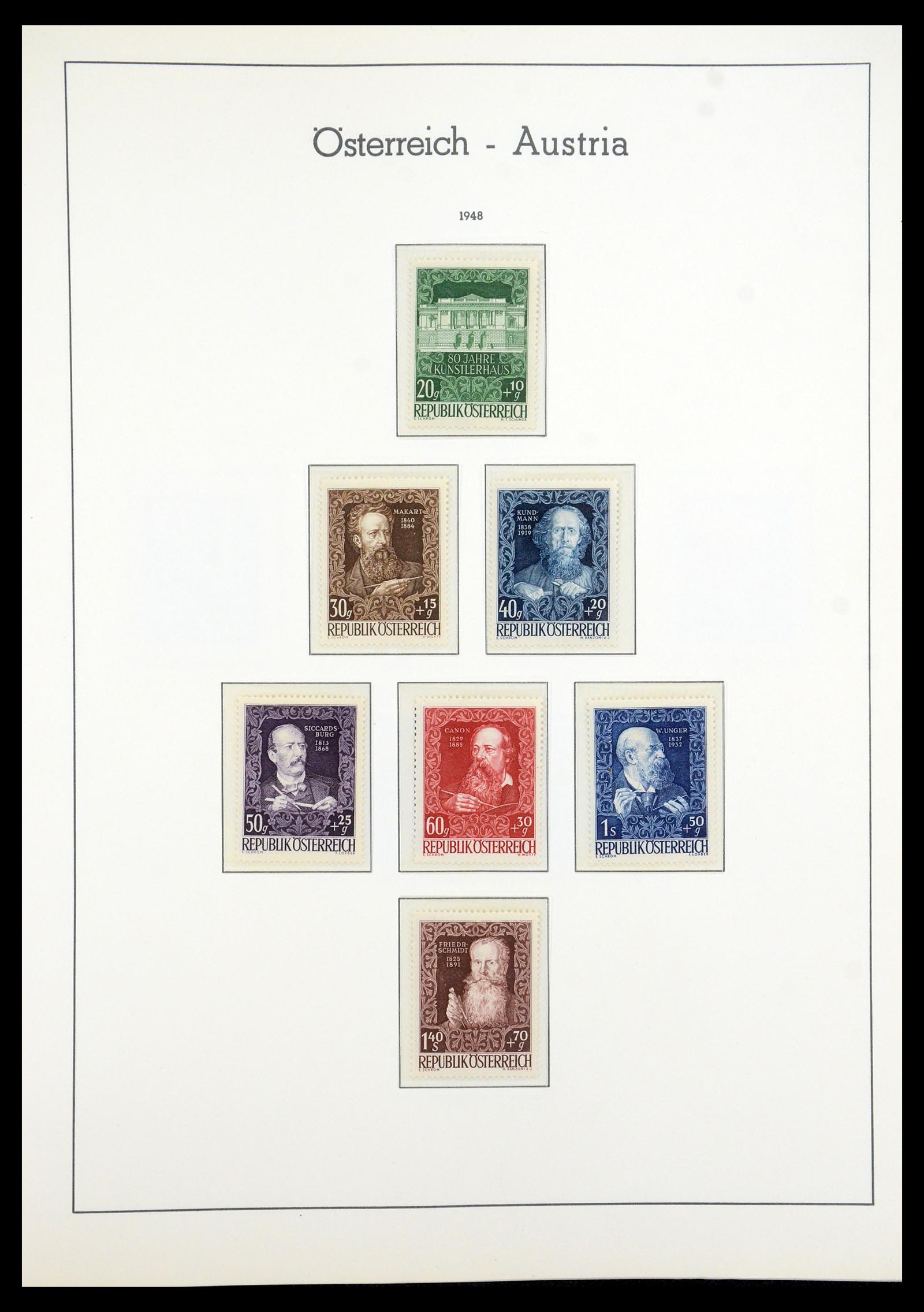 35211 021 - Postzegelverzameling 35211 Oostenrijk 1945-1978.