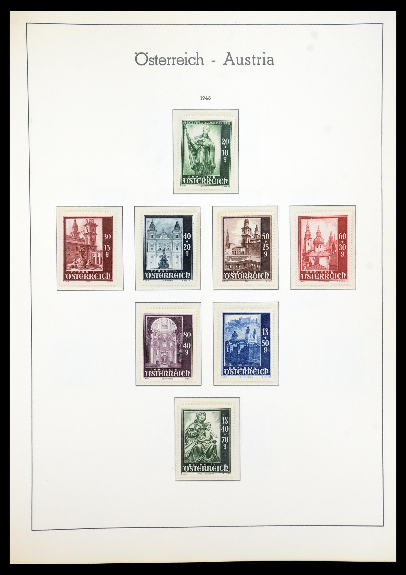 35211 022 - Postzegelverzameling 35211 Oostenrijk 1945-1978.