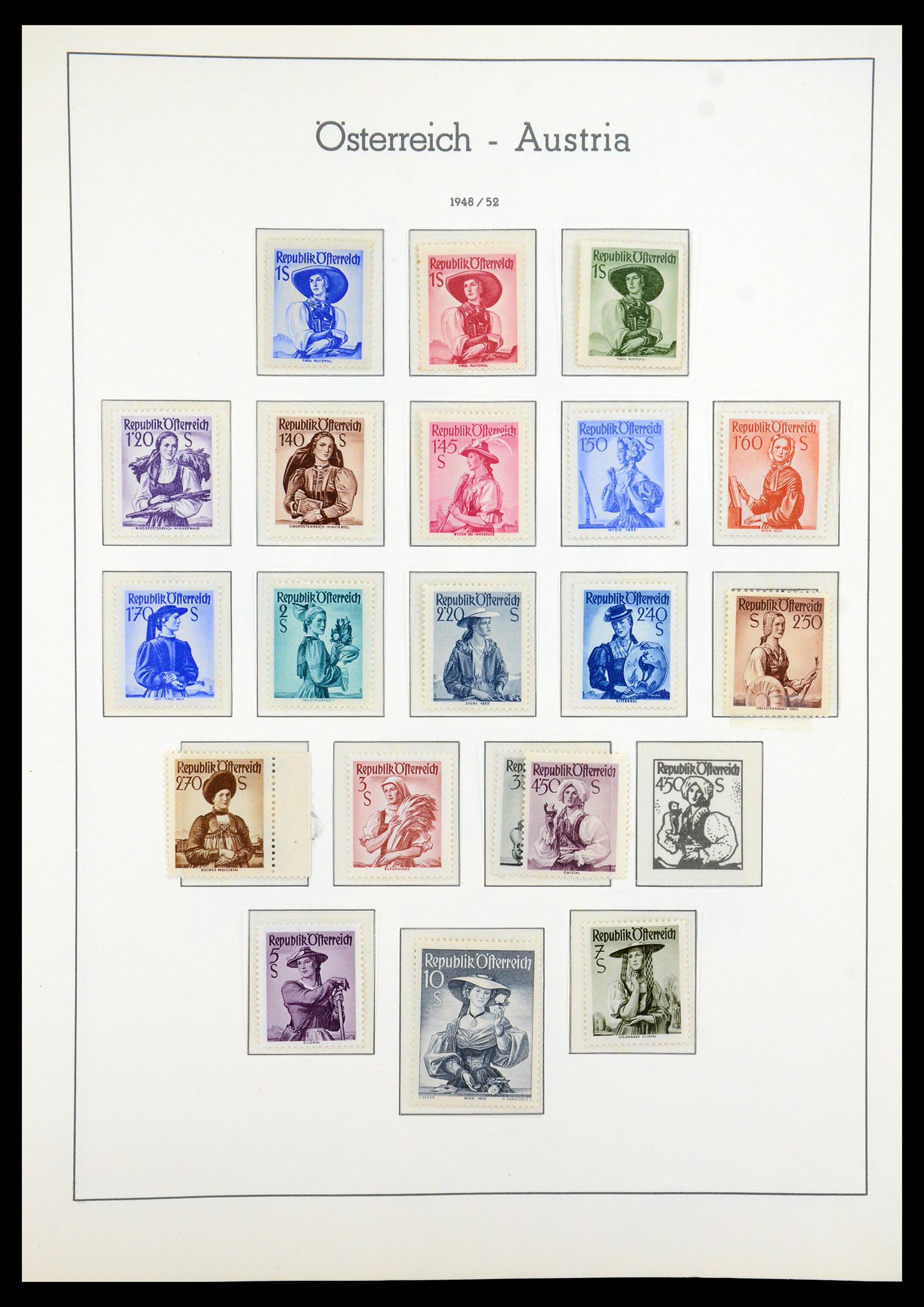 35211 024 - Postzegelverzameling 35211 Oostenrijk 1945-1978.