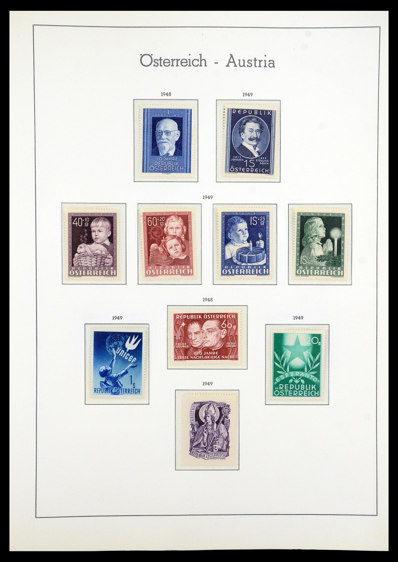 35211 025 - Postzegelverzameling 35211 Oostenrijk 1945-1978.