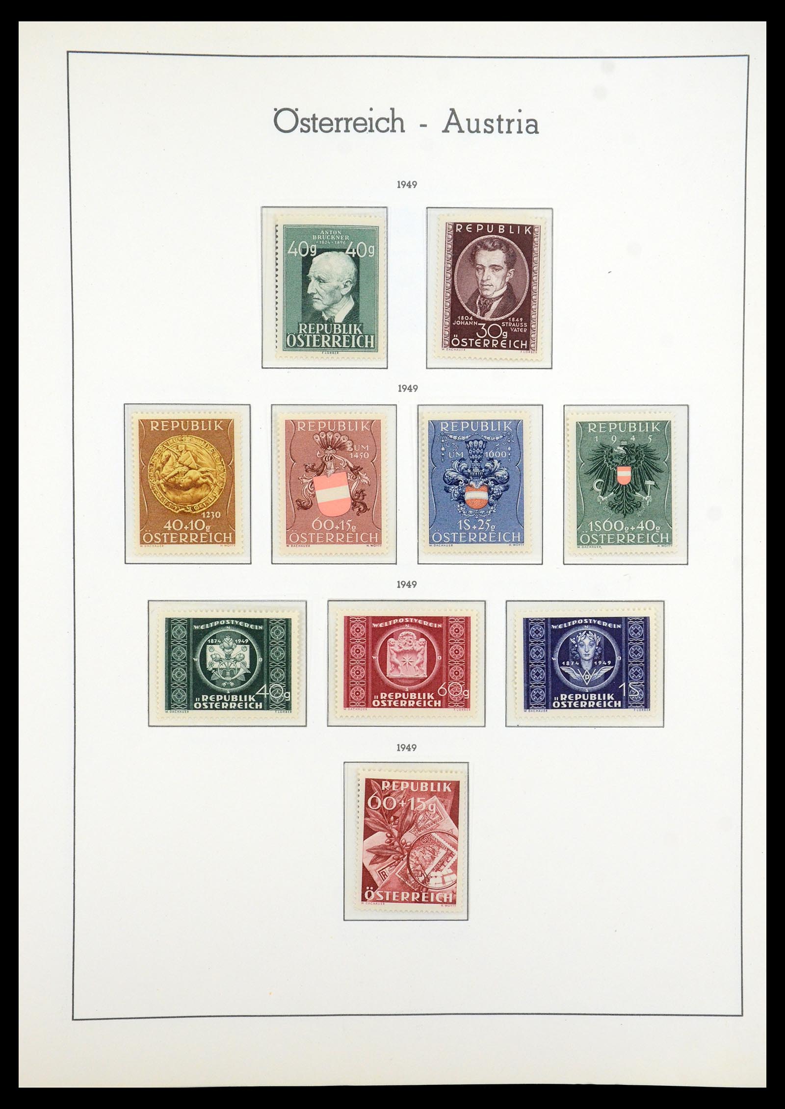 35211 026 - Postzegelverzameling 35211 Oostenrijk 1945-1978.
