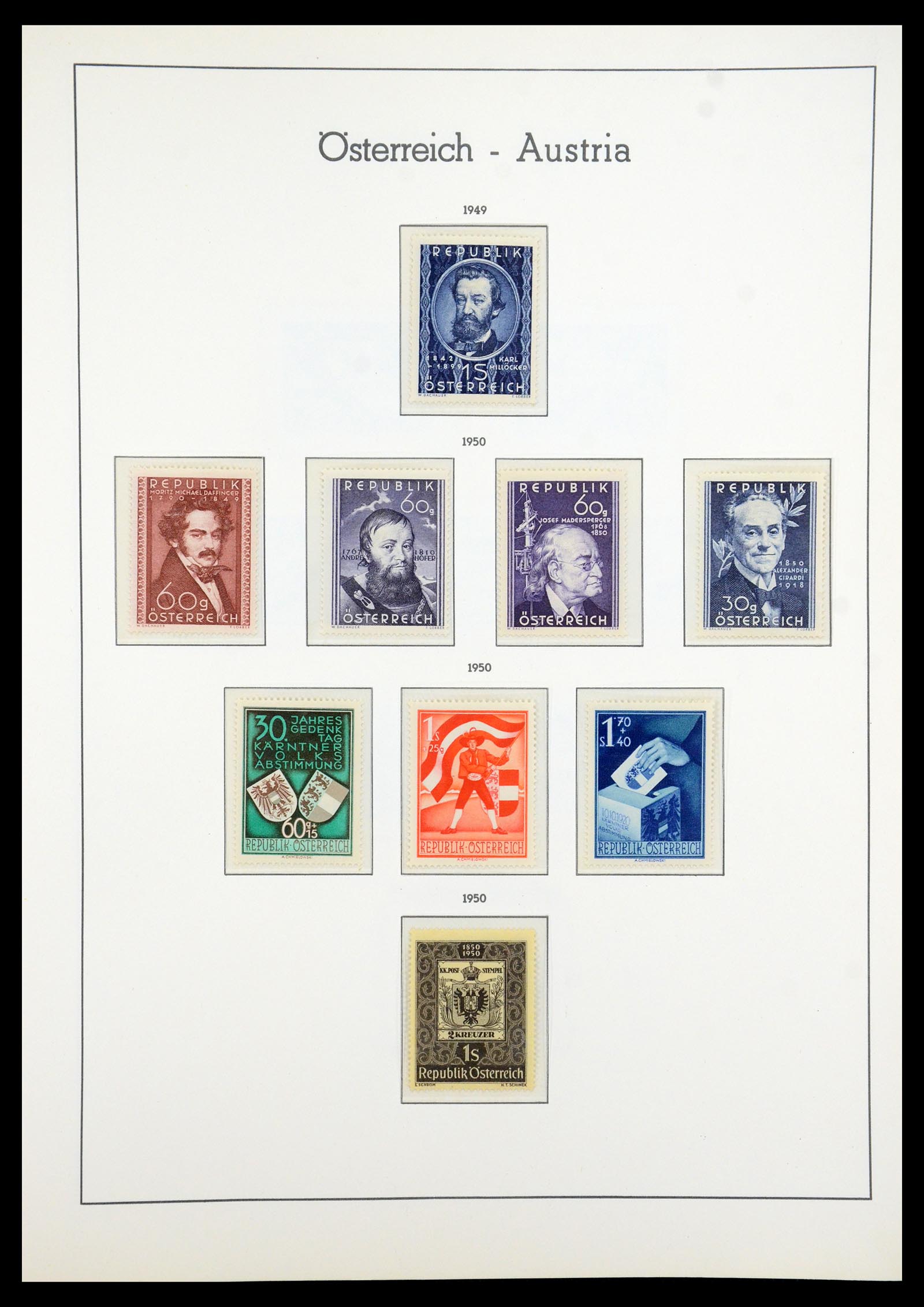 35211 027 - Postzegelverzameling 35211 Oostenrijk 1945-1978.