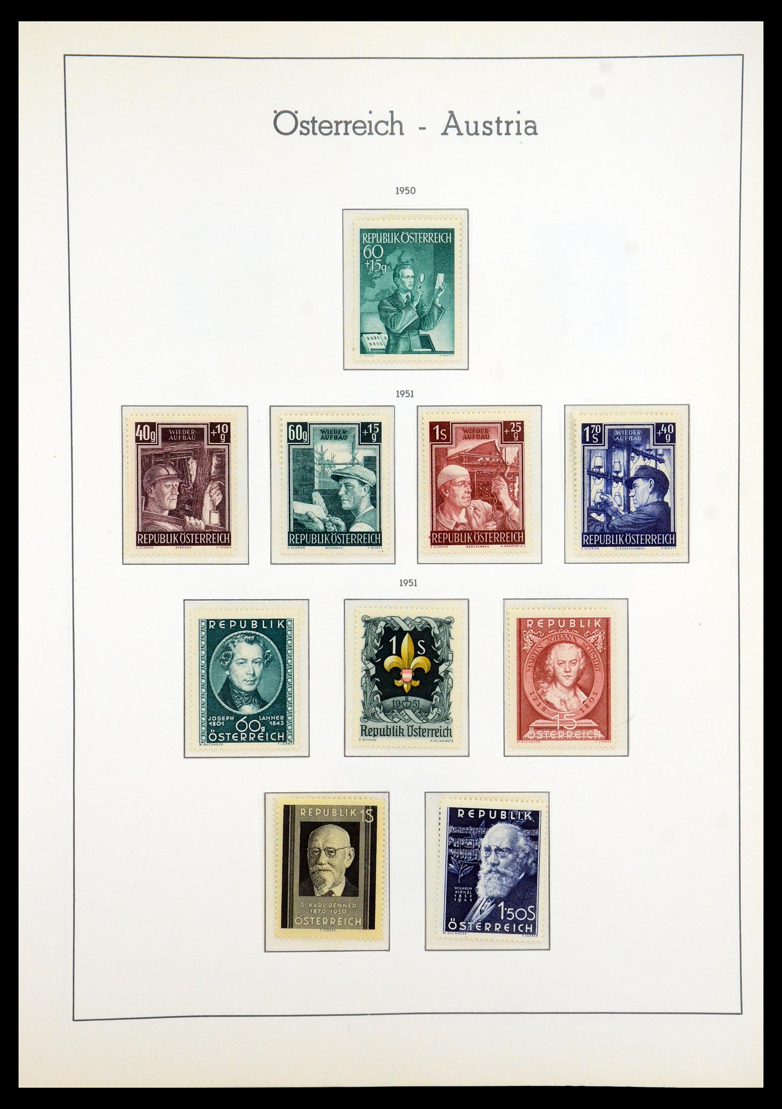 35211 029 - Postzegelverzameling 35211 Oostenrijk 1945-1978.
