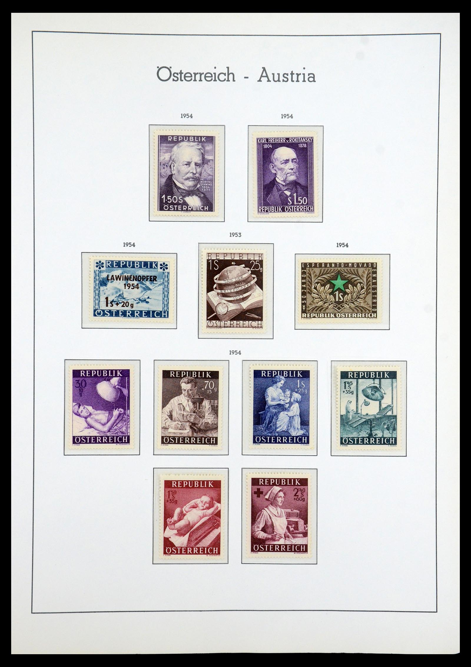 35211 032 - Postzegelverzameling 35211 Oostenrijk 1945-1978.