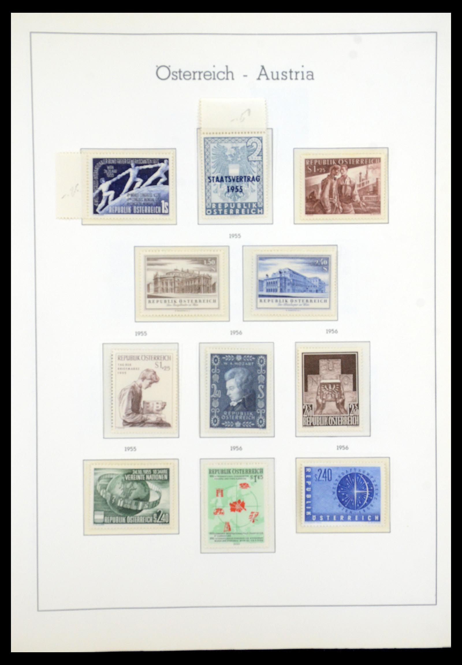 35211 034 - Postzegelverzameling 35211 Oostenrijk 1945-1978.