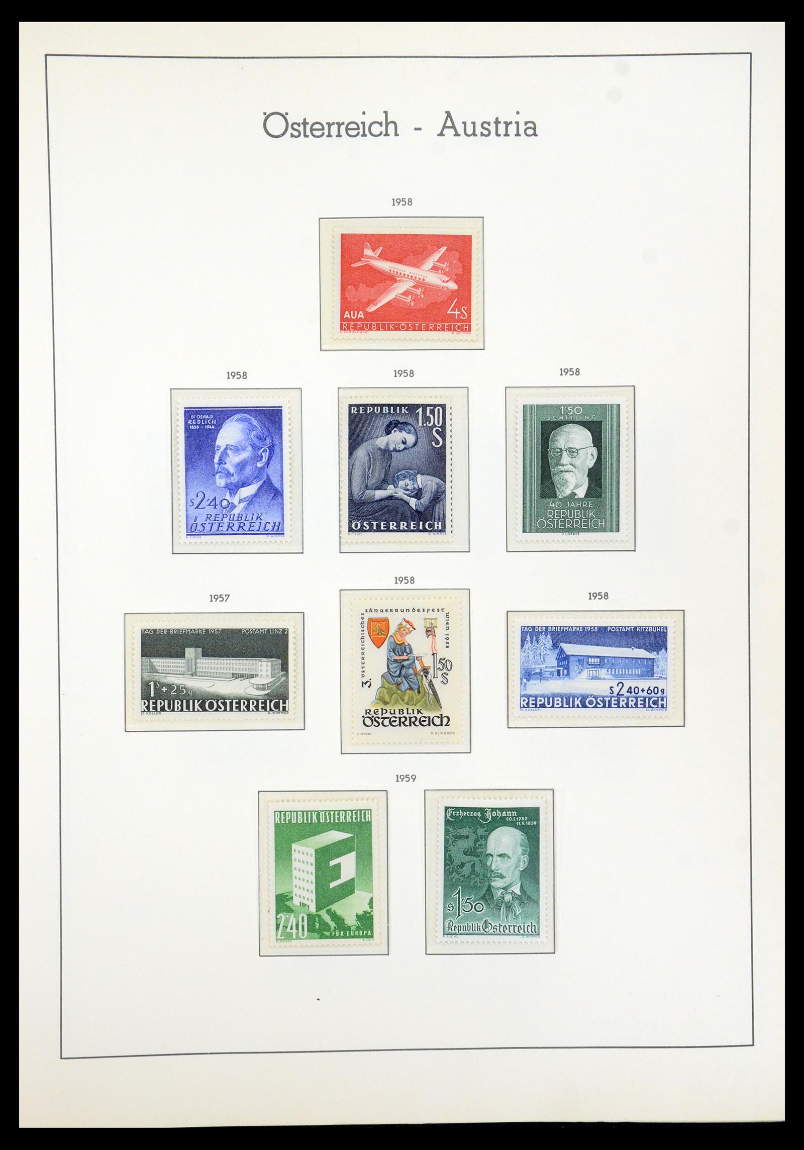 35211 037 - Stamp Collection 35211 Austria 1945-1978.