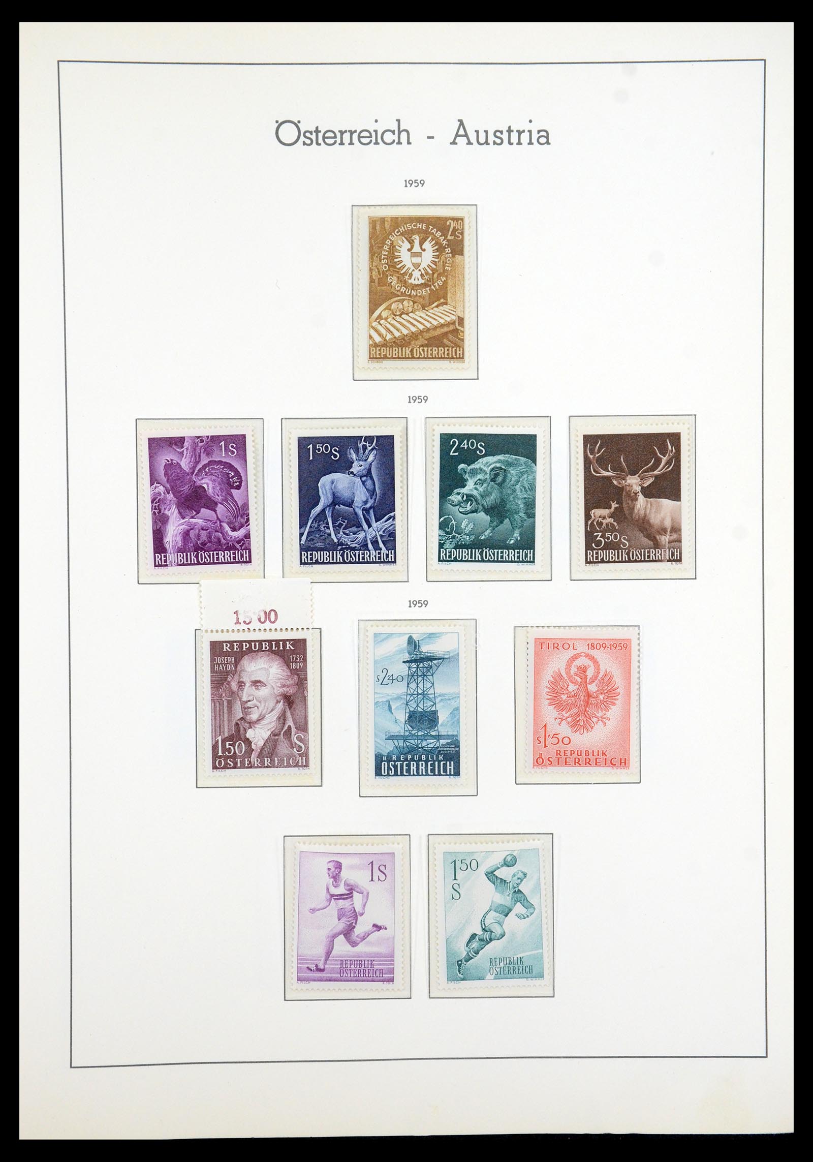 35211 038 - Stamp Collection 35211 Austria 1945-1978.
