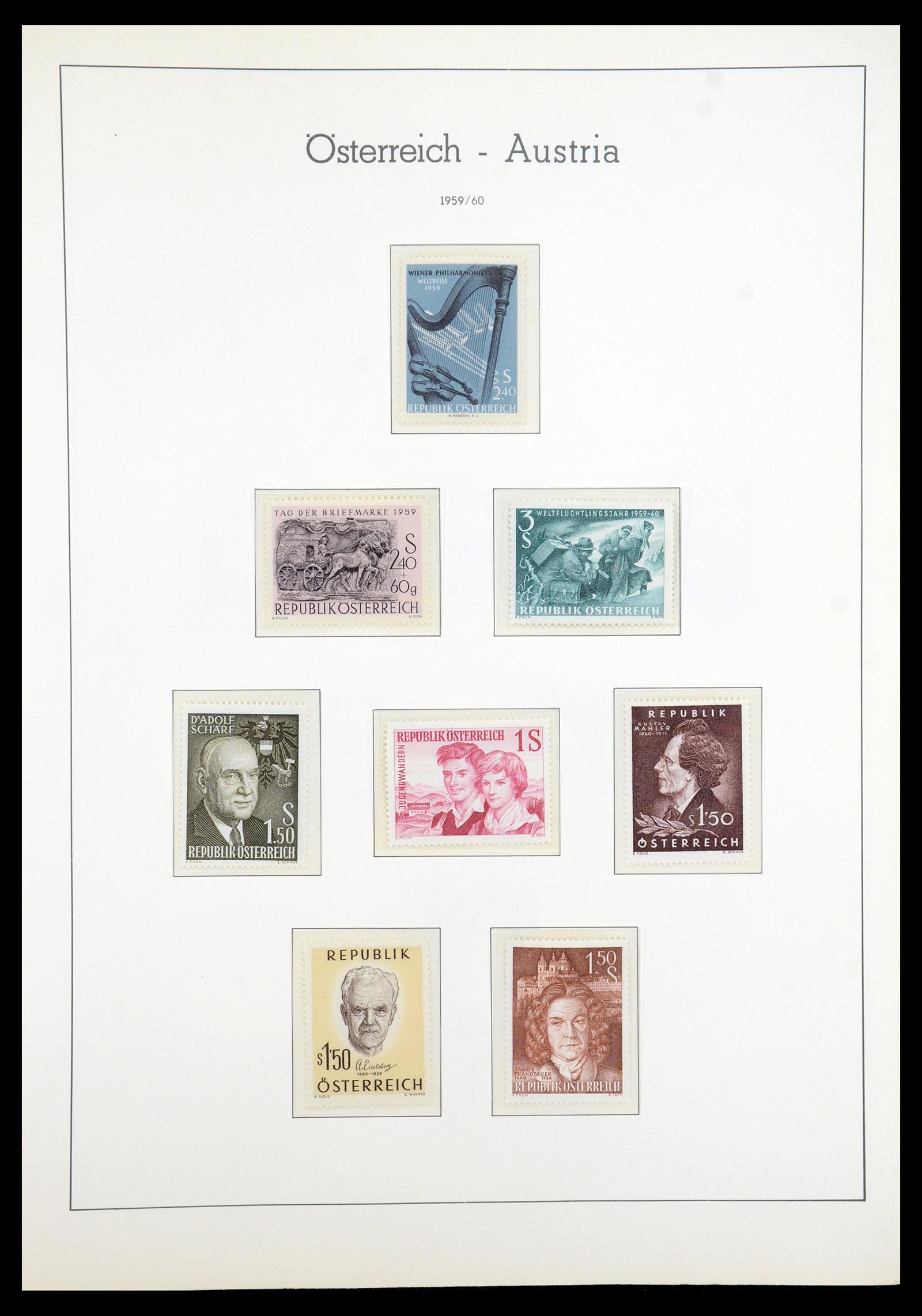 35211 039 - Stamp Collection 35211 Austria 1945-1978.