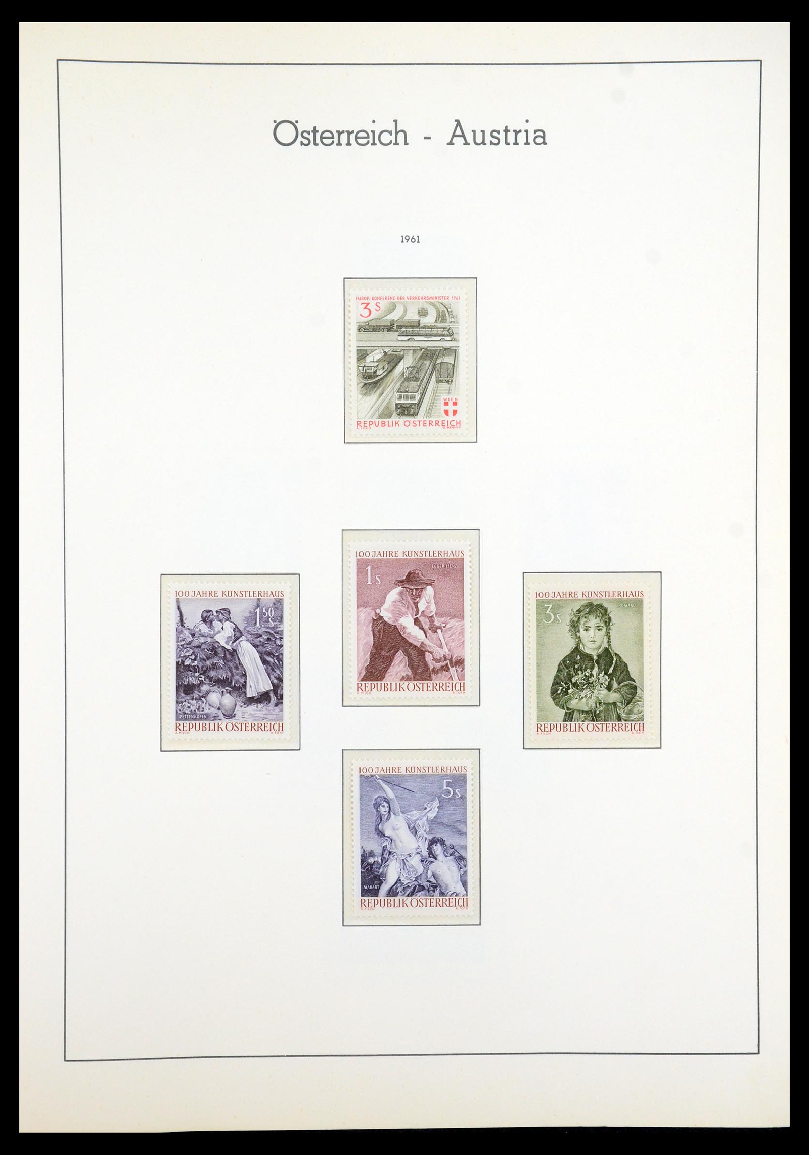 35211 041 - Postzegelverzameling 35211 Oostenrijk 1945-1978.