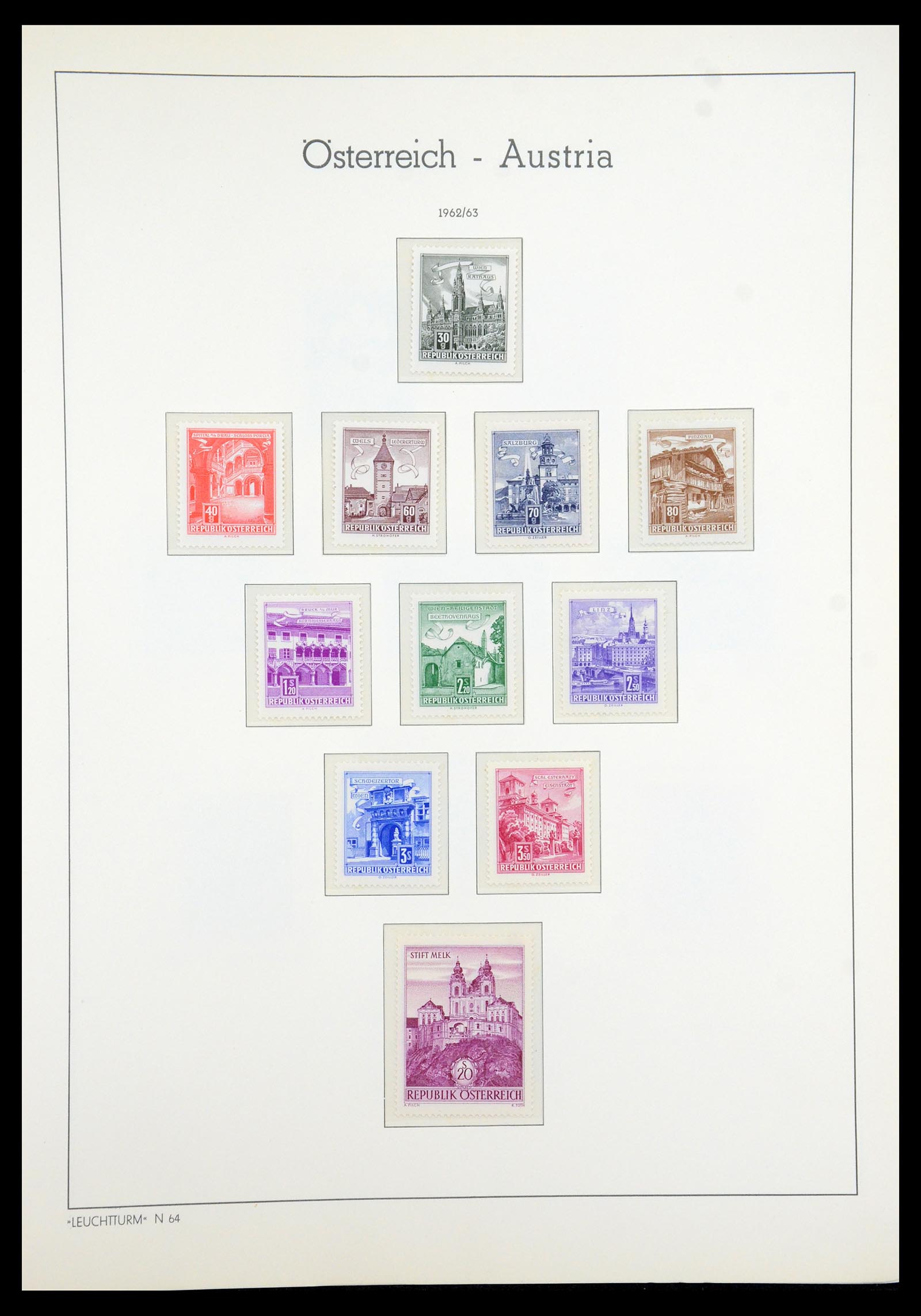 35211 045 - Postzegelverzameling 35211 Oostenrijk 1945-1978.