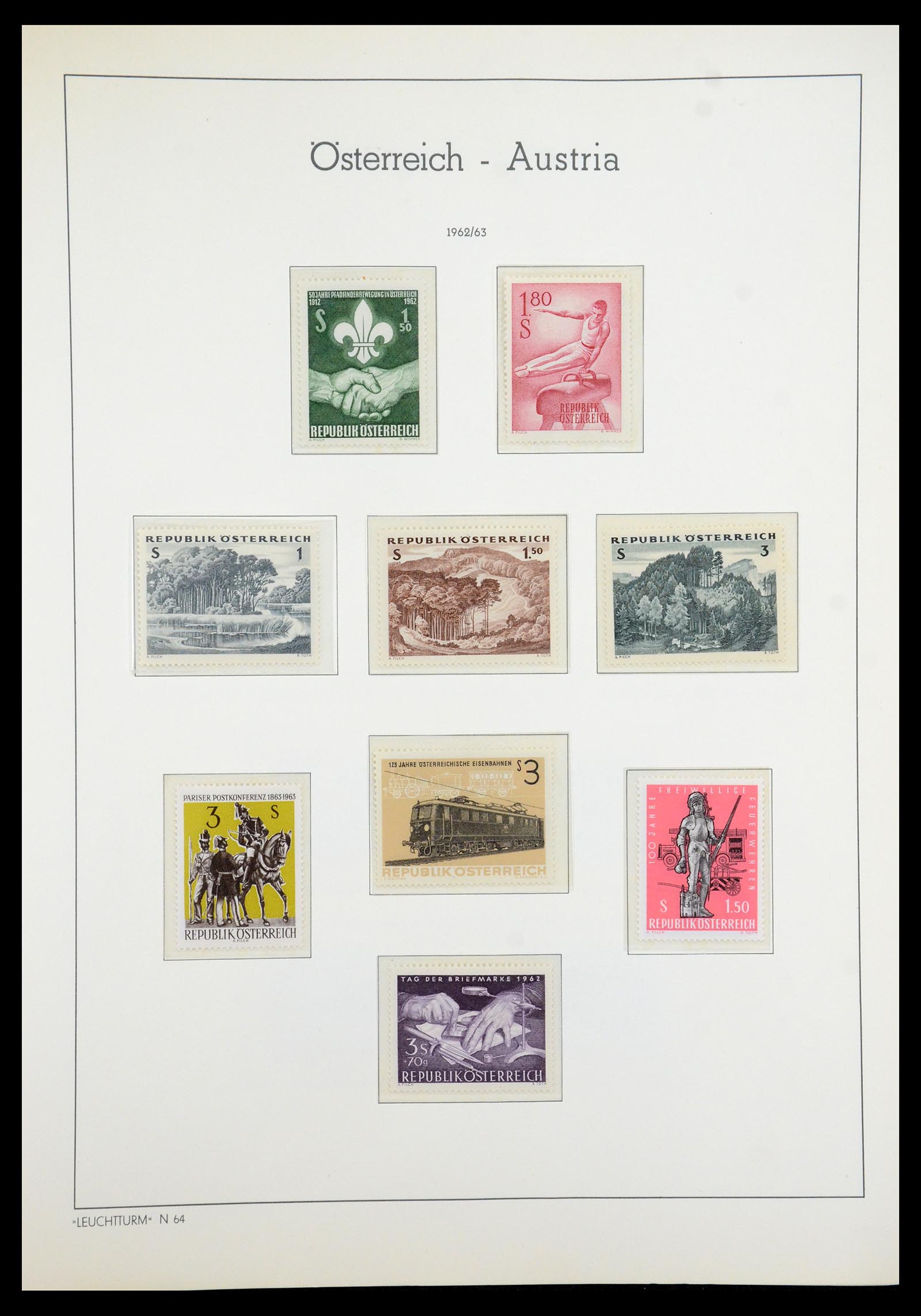 35211 046 - Postzegelverzameling 35211 Oostenrijk 1945-1978.