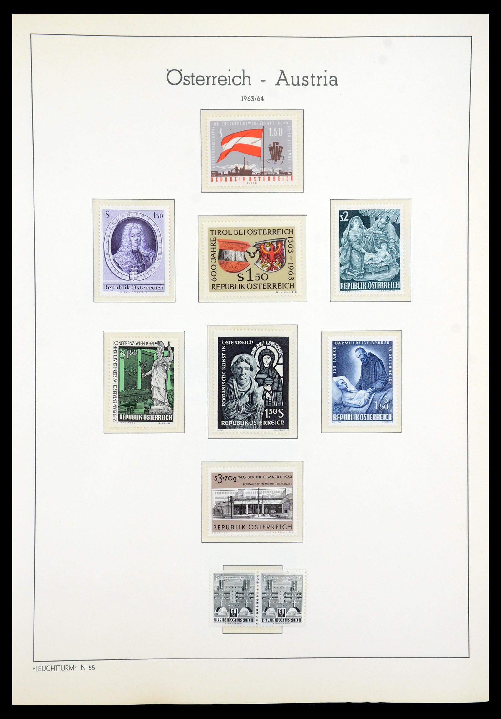 35211 048 - Postzegelverzameling 35211 Oostenrijk 1945-1978.