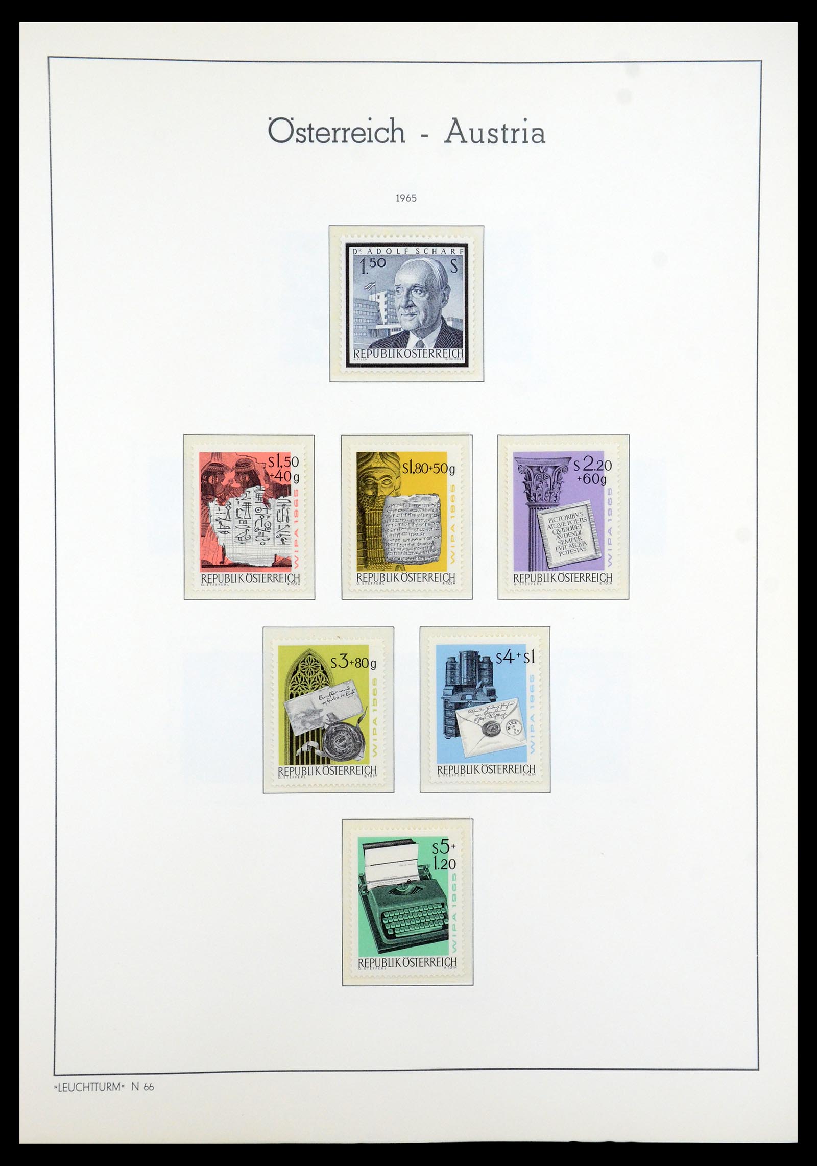 35211 053 - Postzegelverzameling 35211 Oostenrijk 1945-1978.