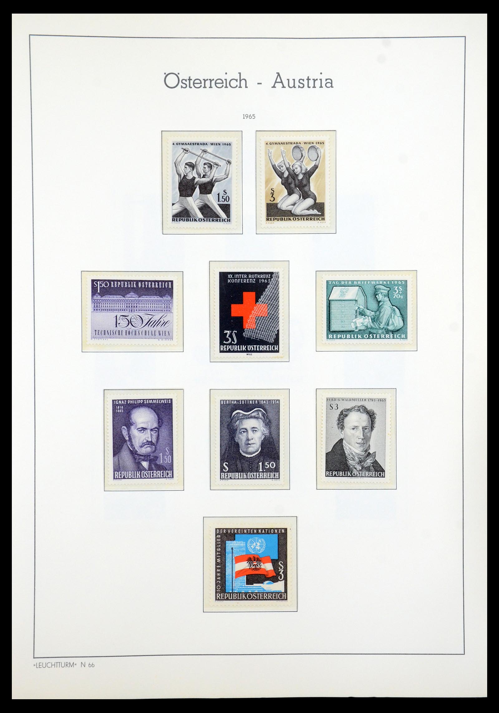35211 054 - Postzegelverzameling 35211 Oostenrijk 1945-1978.