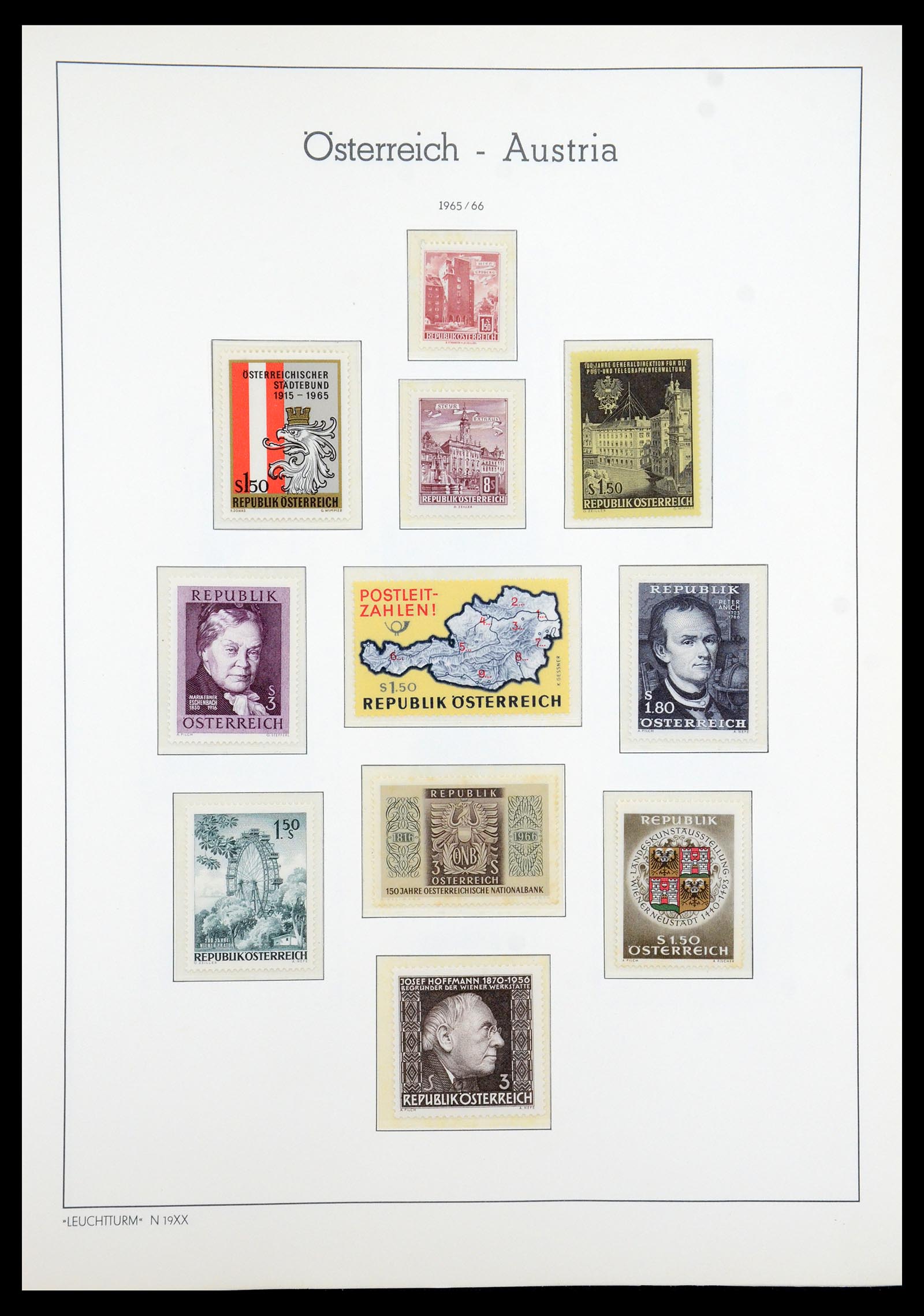 35211 055 - Postzegelverzameling 35211 Oostenrijk 1945-1978.