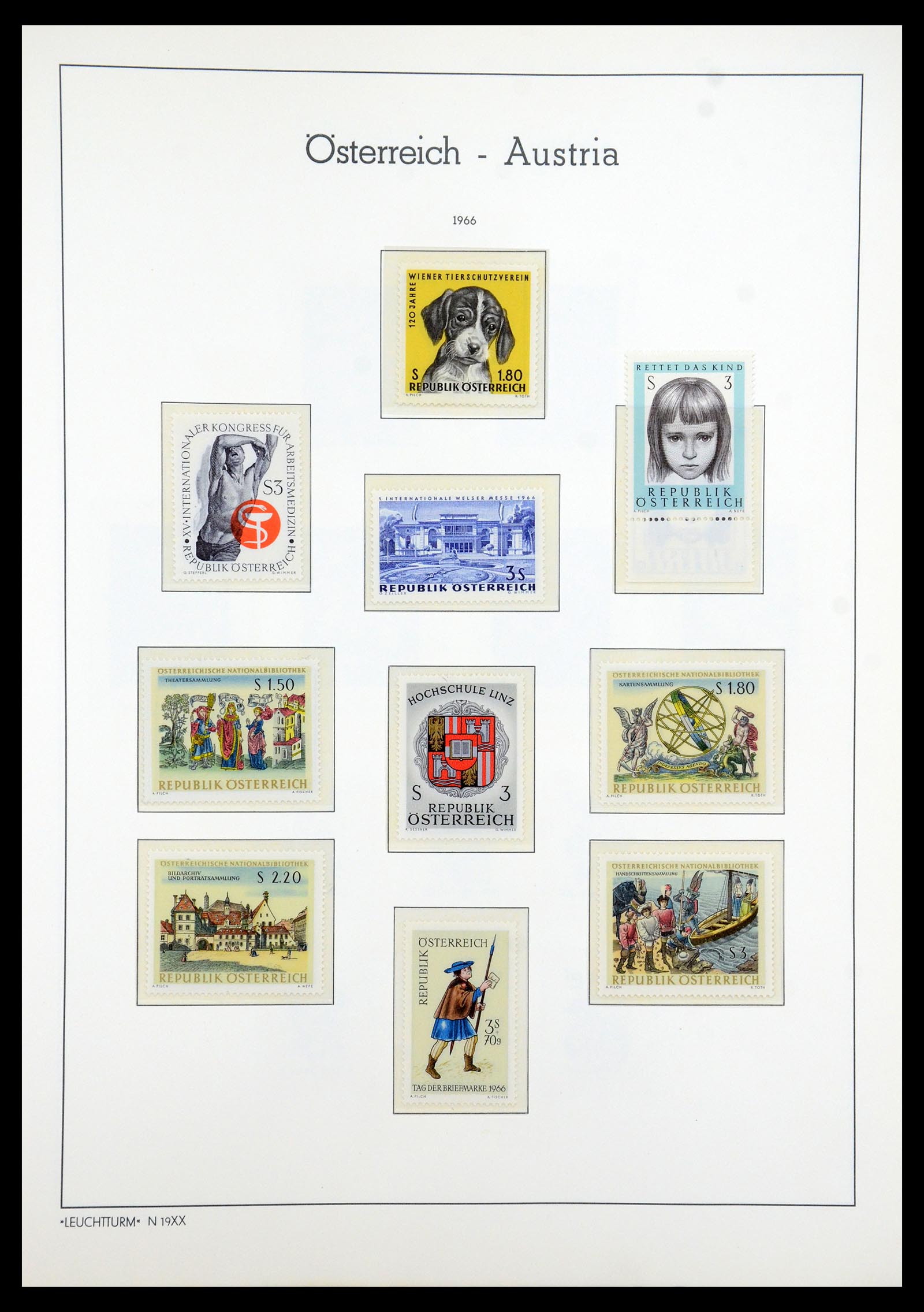 35211 056 - Postzegelverzameling 35211 Oostenrijk 1945-1978.