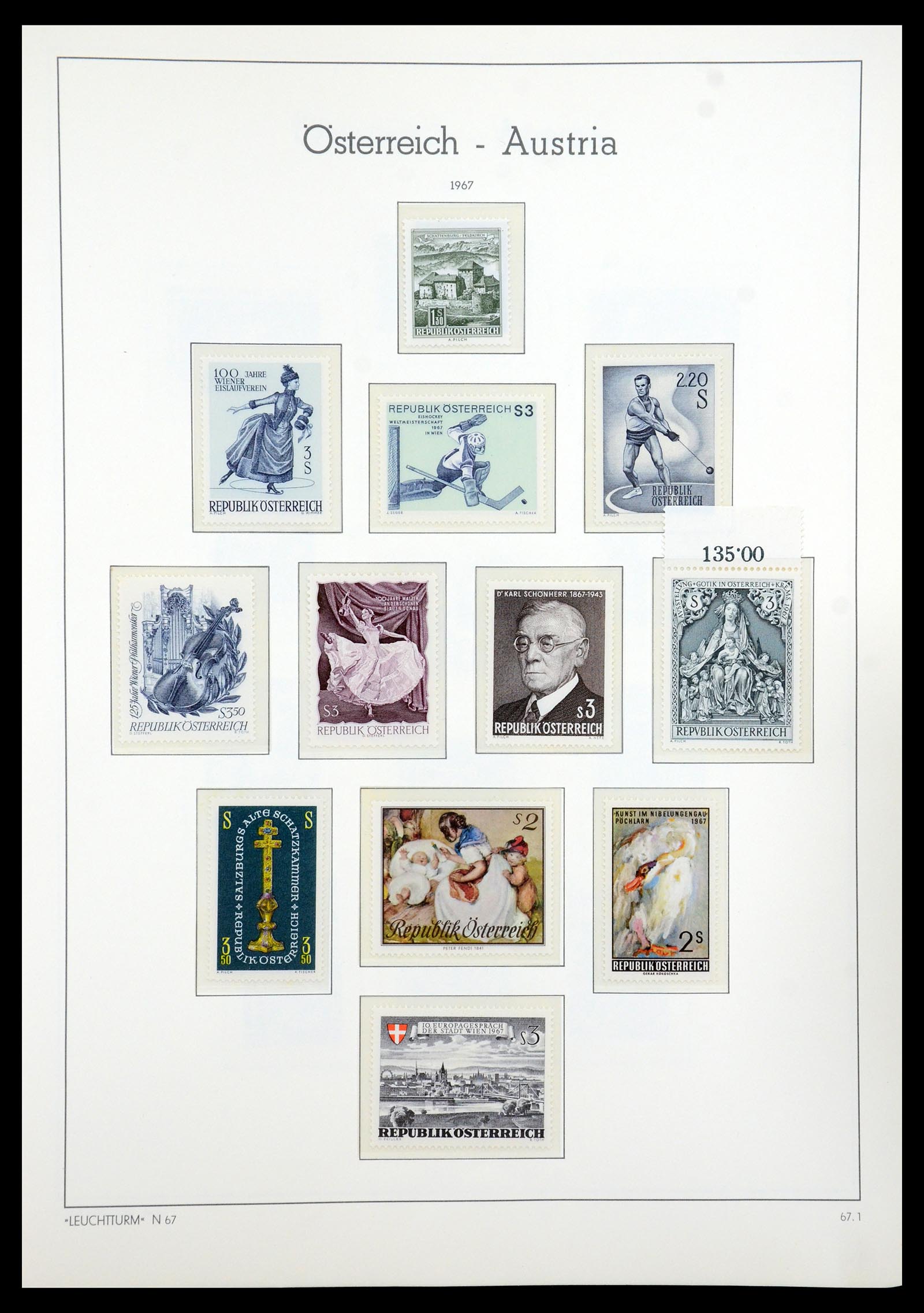 35211 058 - Stamp Collection 35211 Austria 1945-1978.