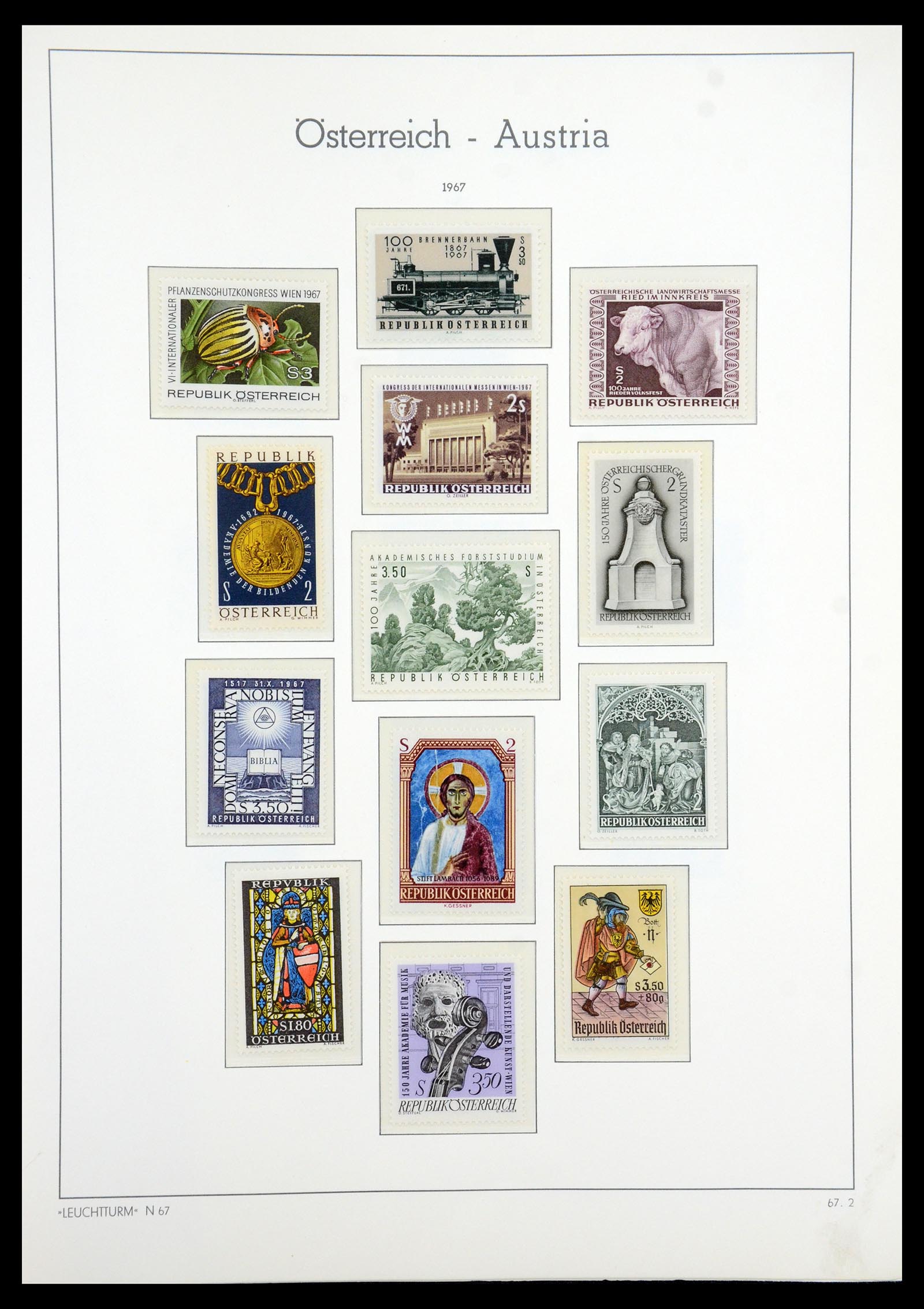 35211 059 - Stamp Collection 35211 Austria 1945-1978.