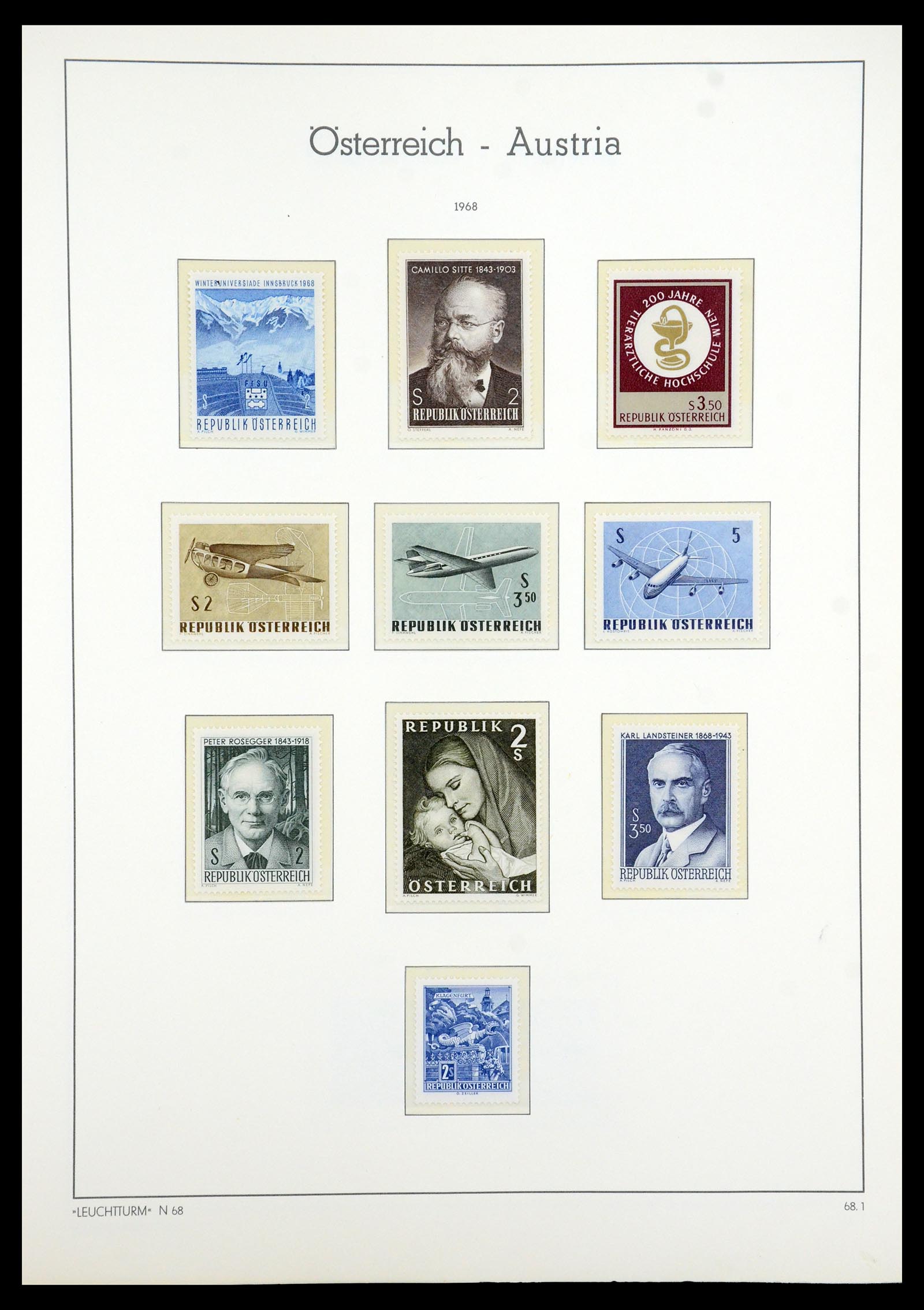 35211 060 - Postzegelverzameling 35211 Oostenrijk 1945-1978.
