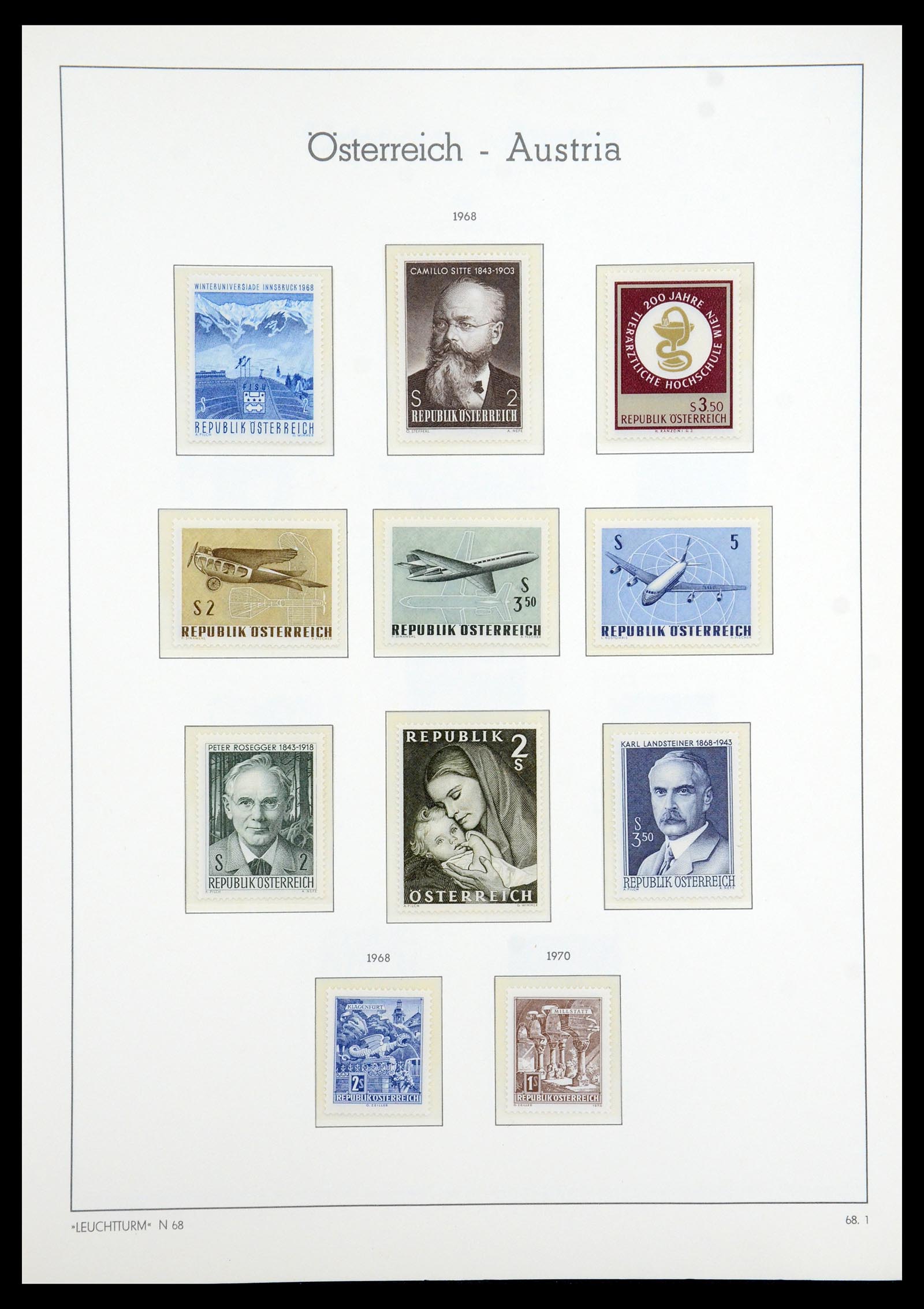 35211 061 - Stamp Collection 35211 Austria 1945-1978.