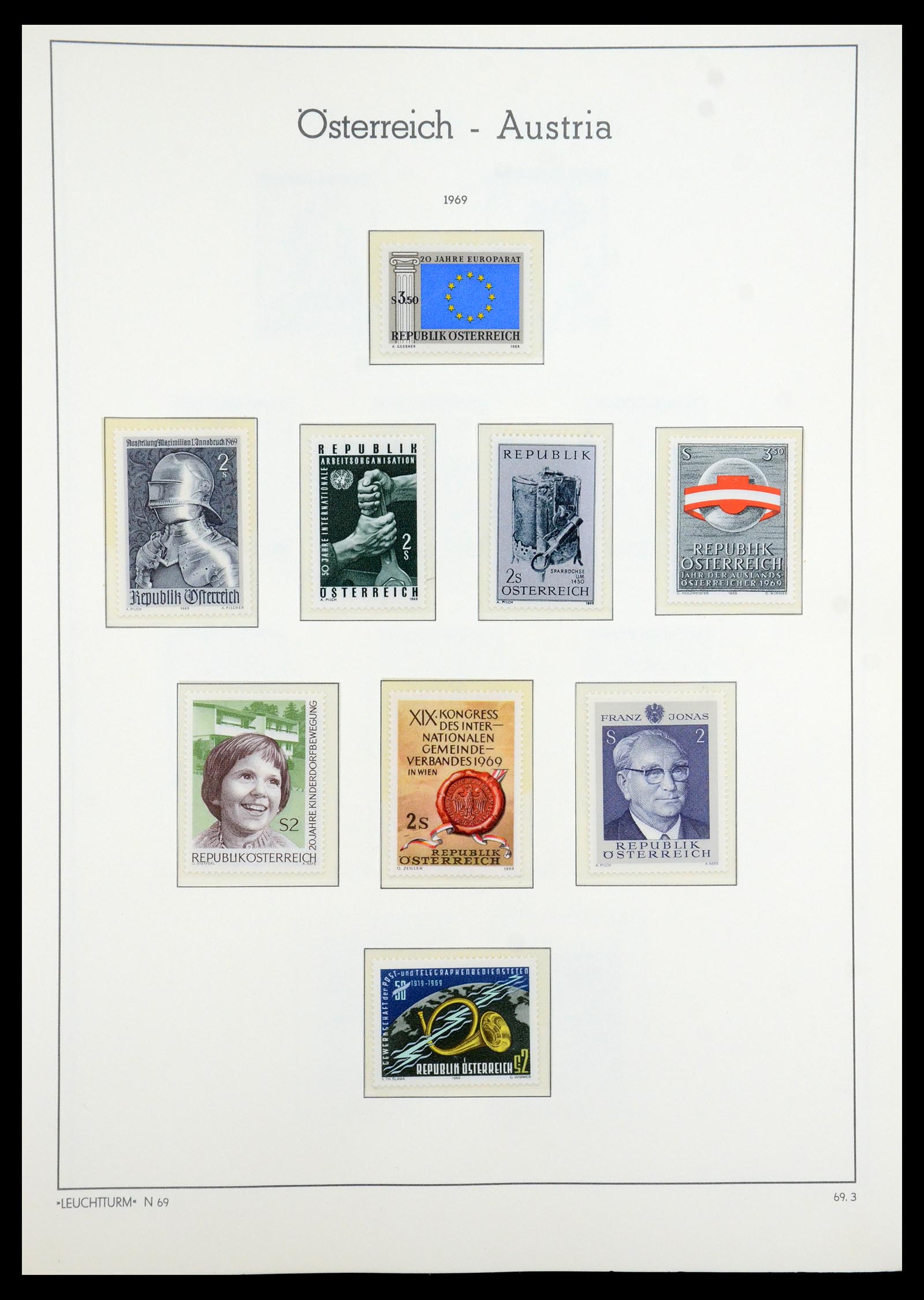35211 066 - Stamp Collection 35211 Austria 1945-1978.