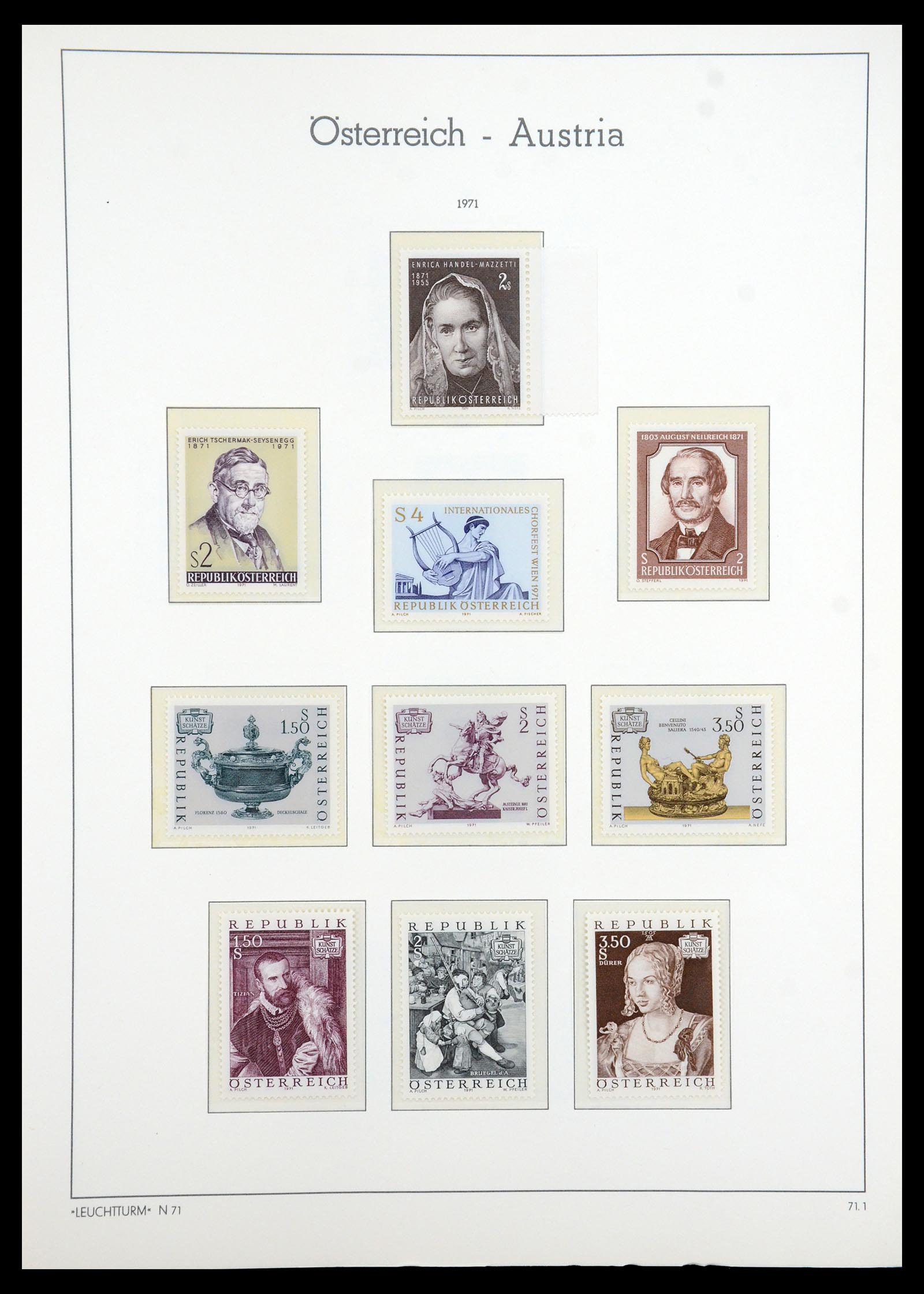 35211 071 - Stamp Collection 35211 Austria 1945-1978.