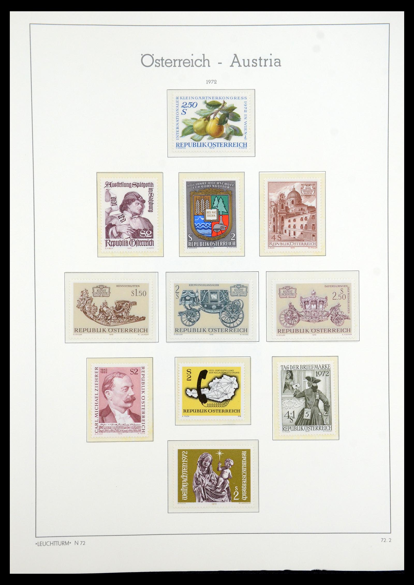 35211 075 - Stamp Collection 35211 Austria 1945-1978.