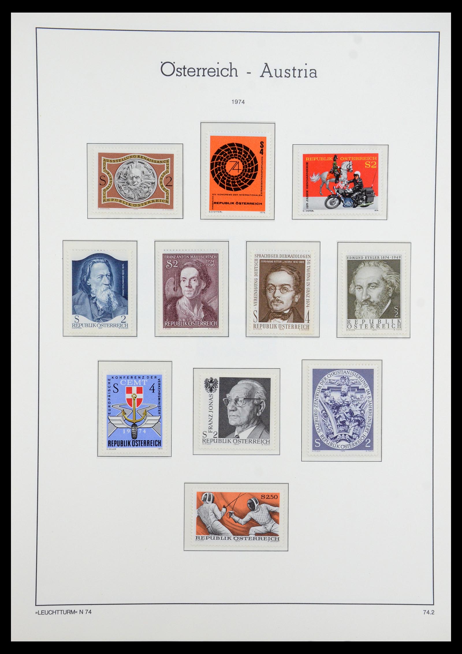 35211 081 - Postzegelverzameling 35211 Oostenrijk 1945-1978.