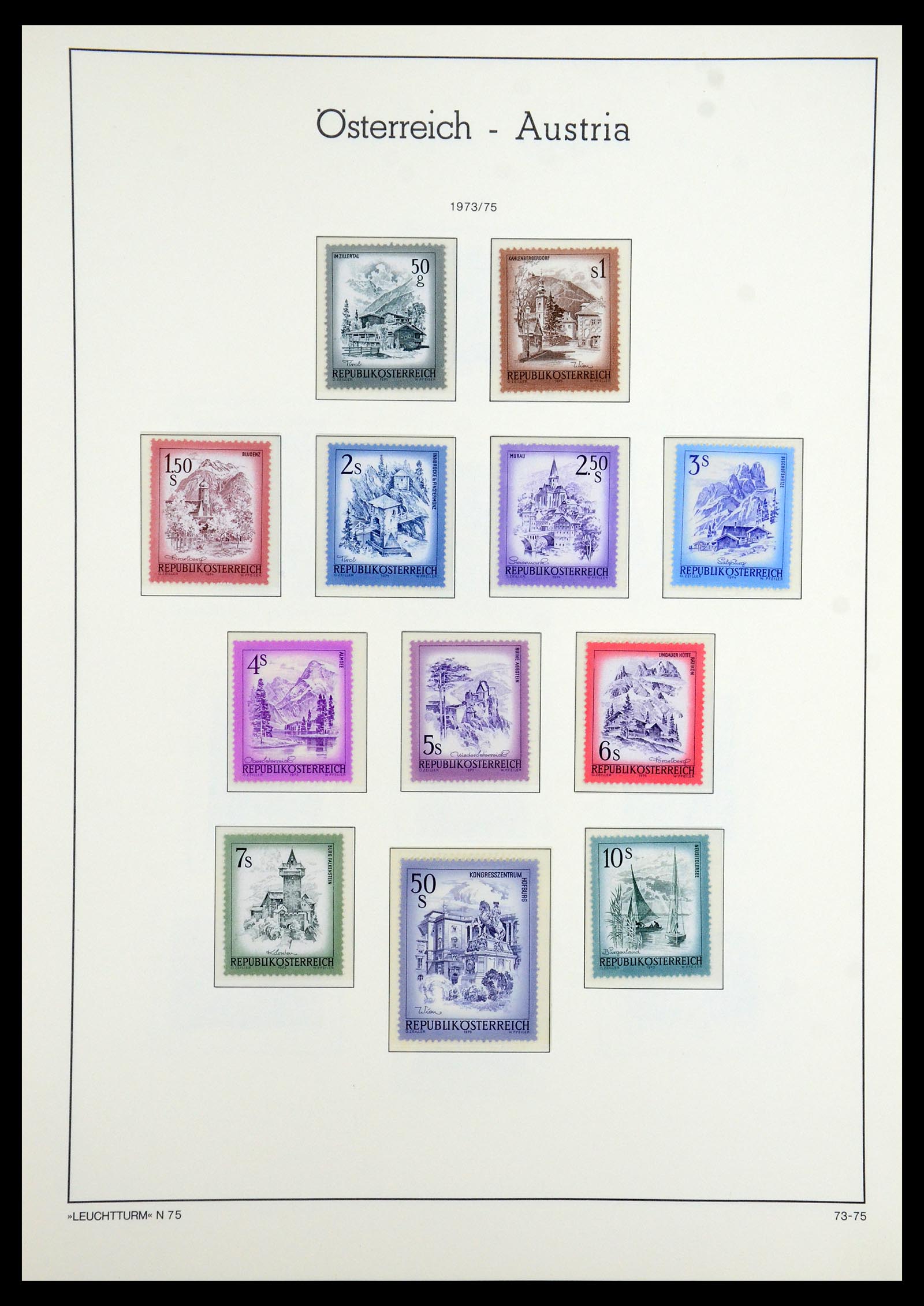 35211 083 - Postzegelverzameling 35211 Oostenrijk 1945-1978.