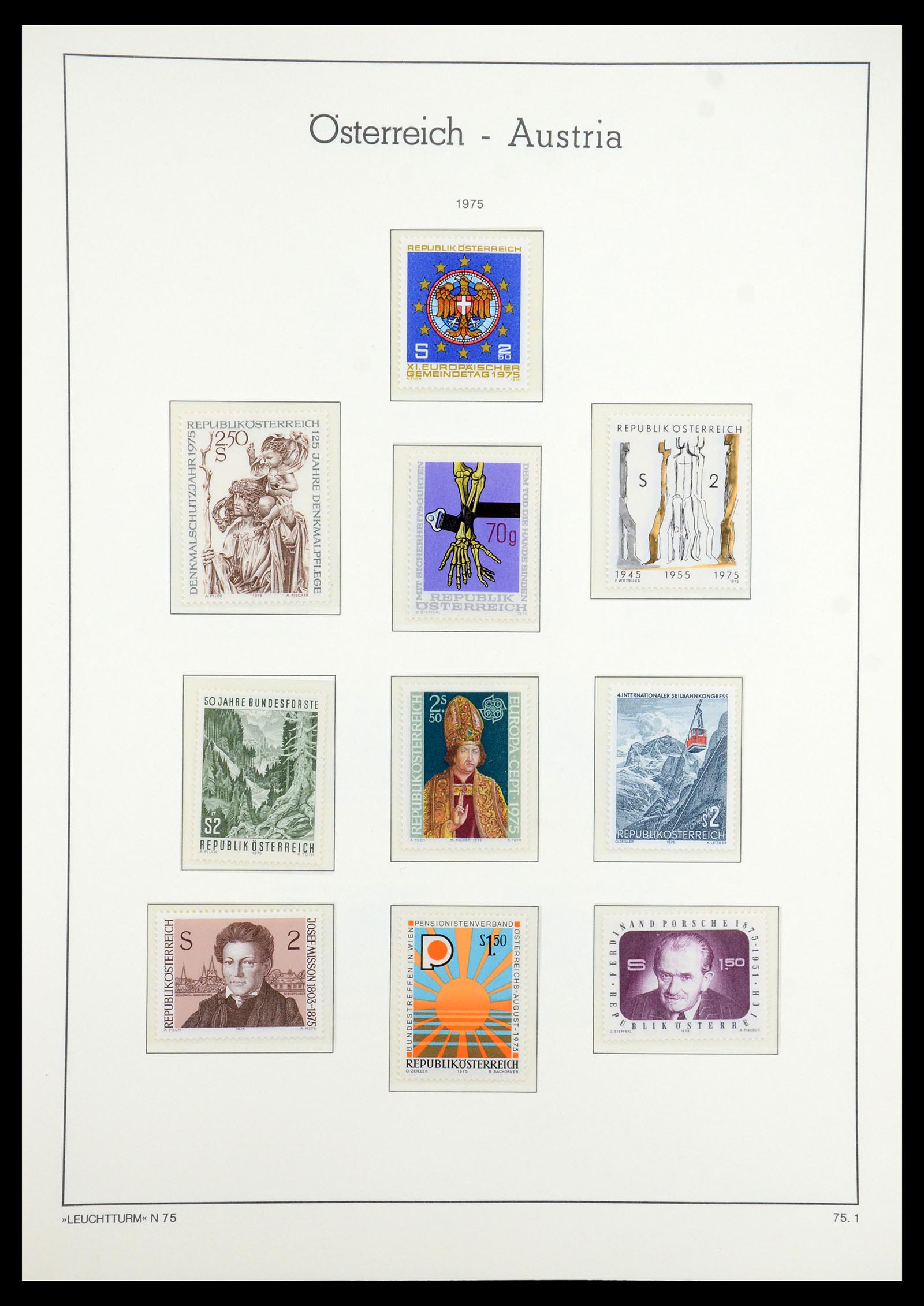 35211 084 - Postzegelverzameling 35211 Oostenrijk 1945-1978.